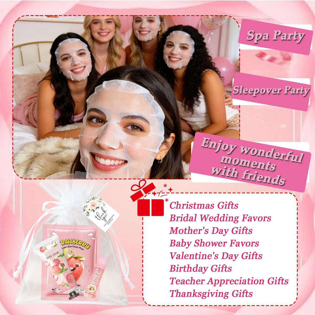 120 Pcs Bulk Gifts For Women Bulk Facial Masks Hand Cream - CKIVTNO Official Imagery - 6