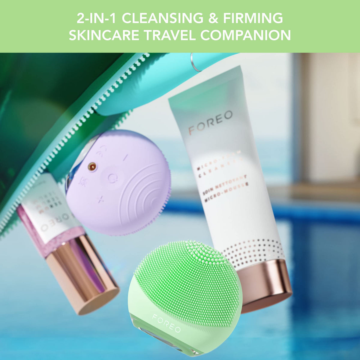 FOREO Luna 4 go Facial Cleansing Brush Firming Face Massager - FOREO Official Imagery - 3