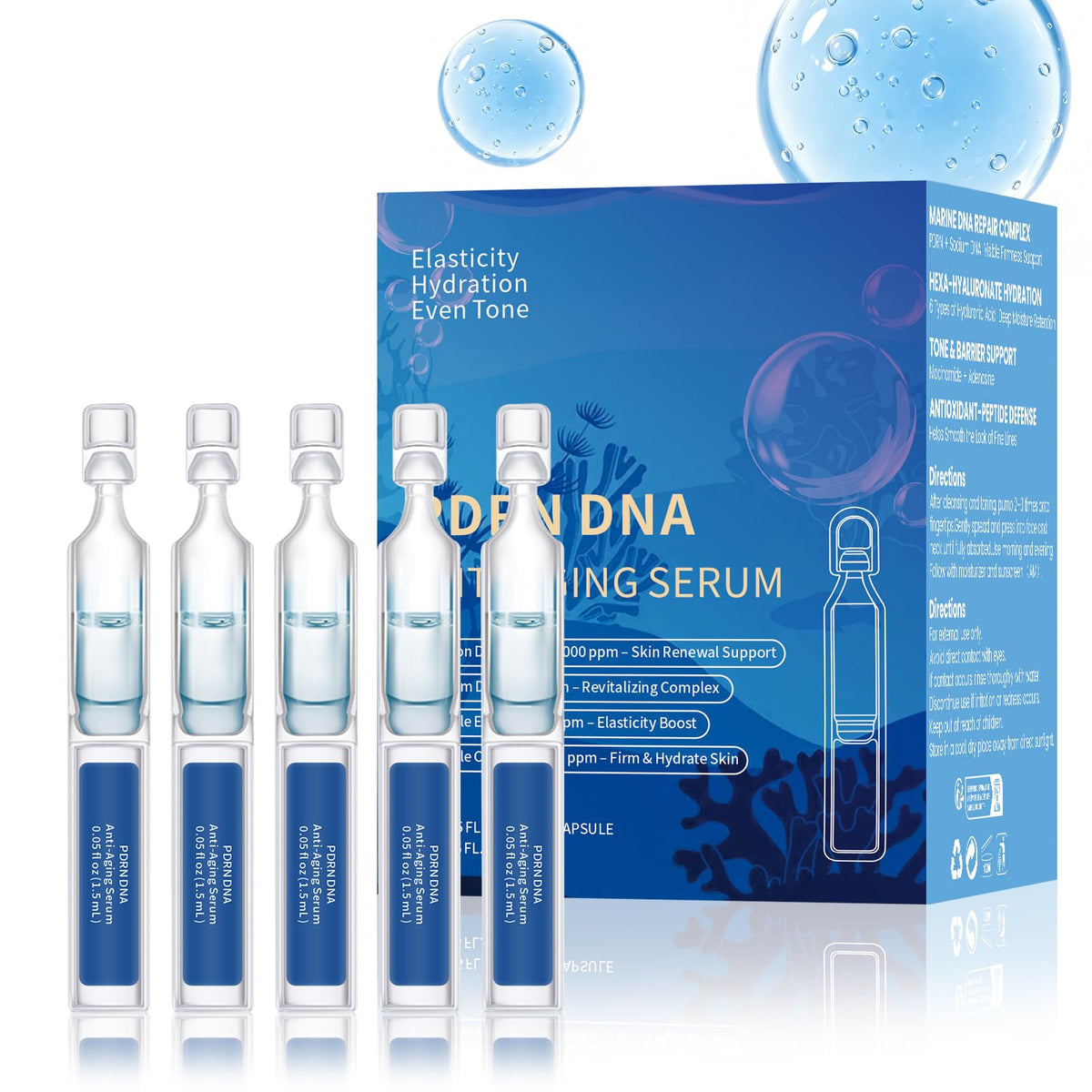 Salmon DNA PDRN Anti Aging Serum Intensive Ampoule with PDRN - pewatul Official Imagery - 2