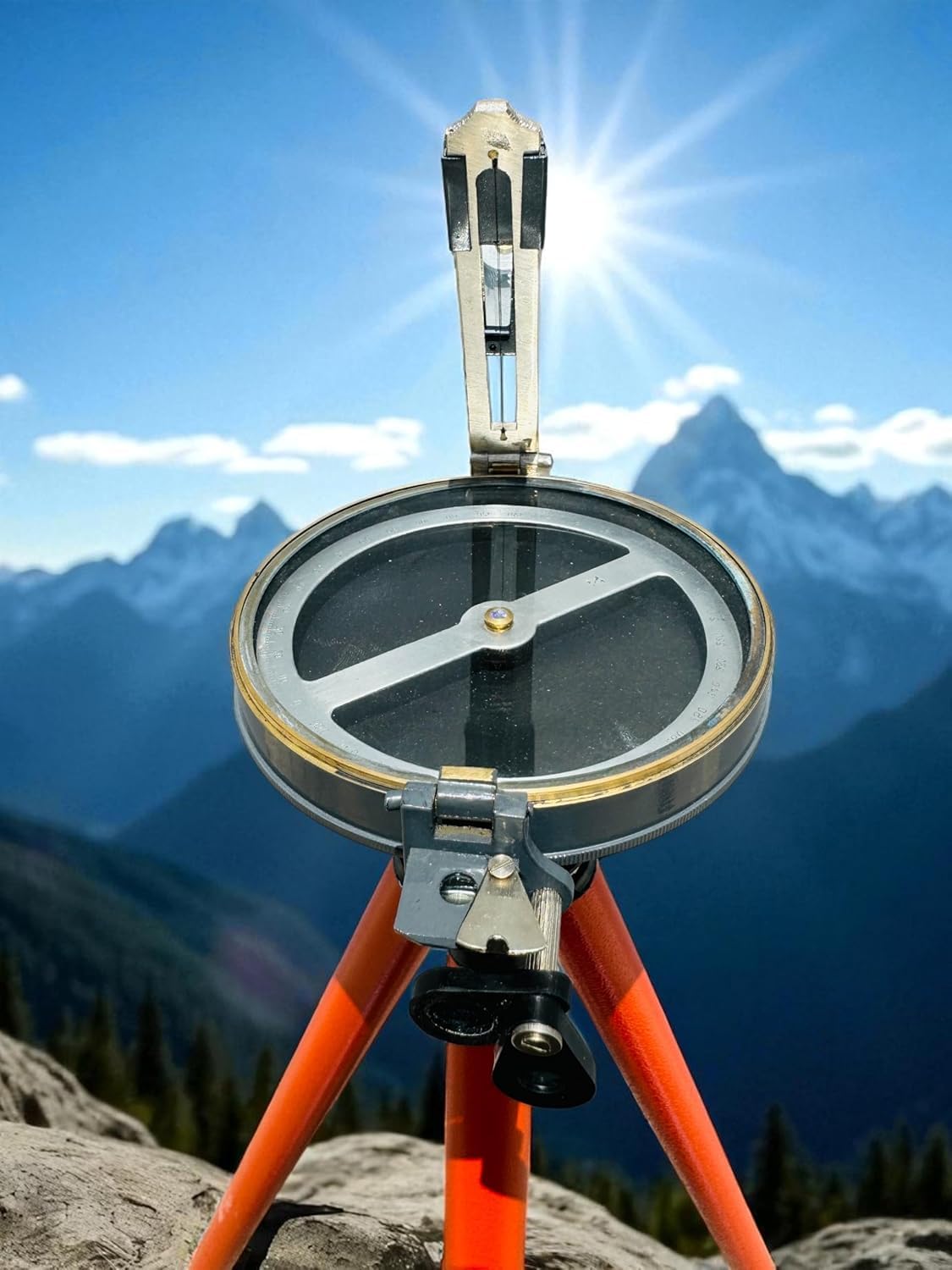 THINKSUP Professional Prismatic Compass for Surveying, Geological Fieldwork & Na - THINKSUP Official Product View 4