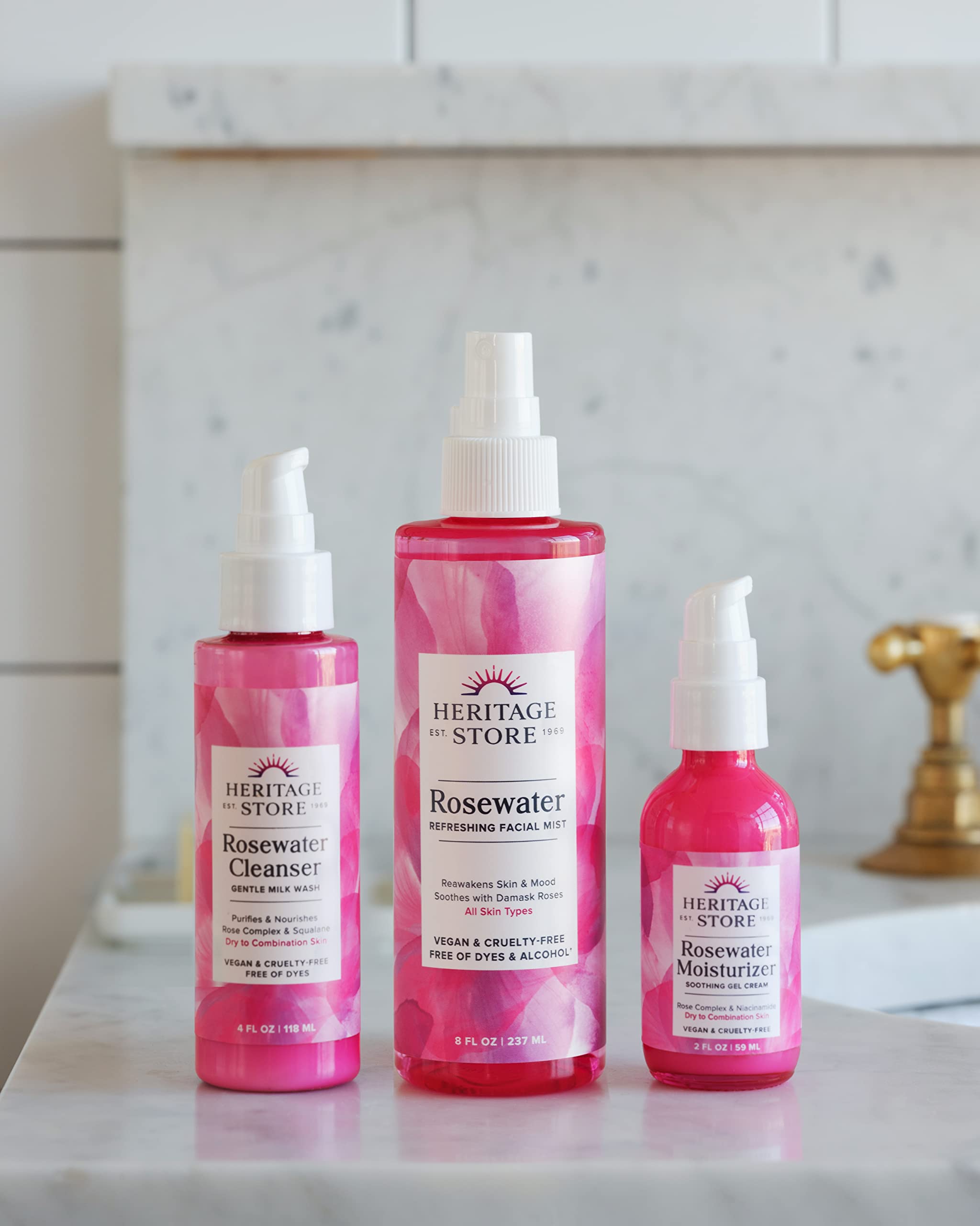 HERITAGE STORE Rosewater Facial Mist, Hydrating Face Spray, 12... - HERITAGE Official Product View 7