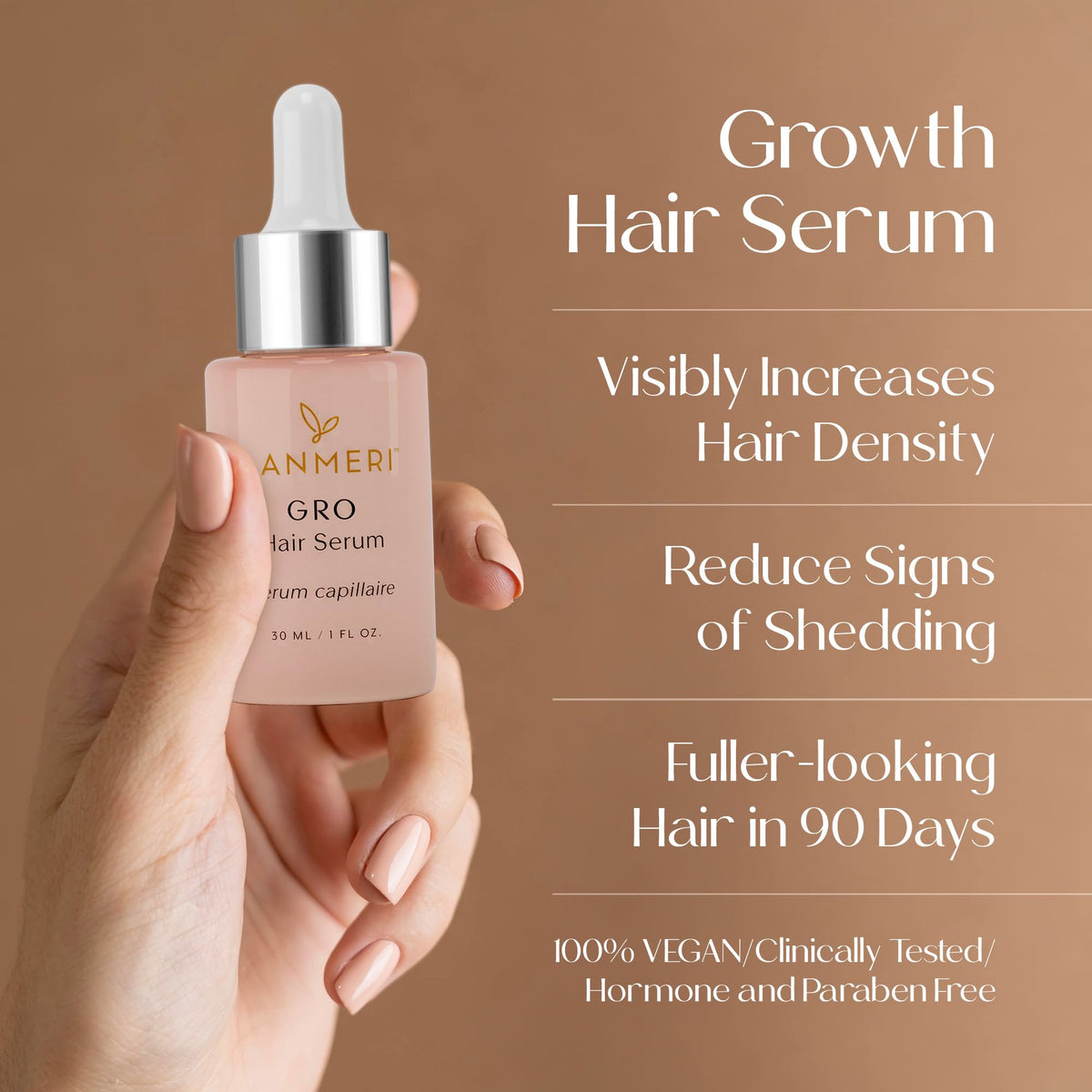 Vegan Hair Growth Serum - Lanmeri Official Imagery - 4