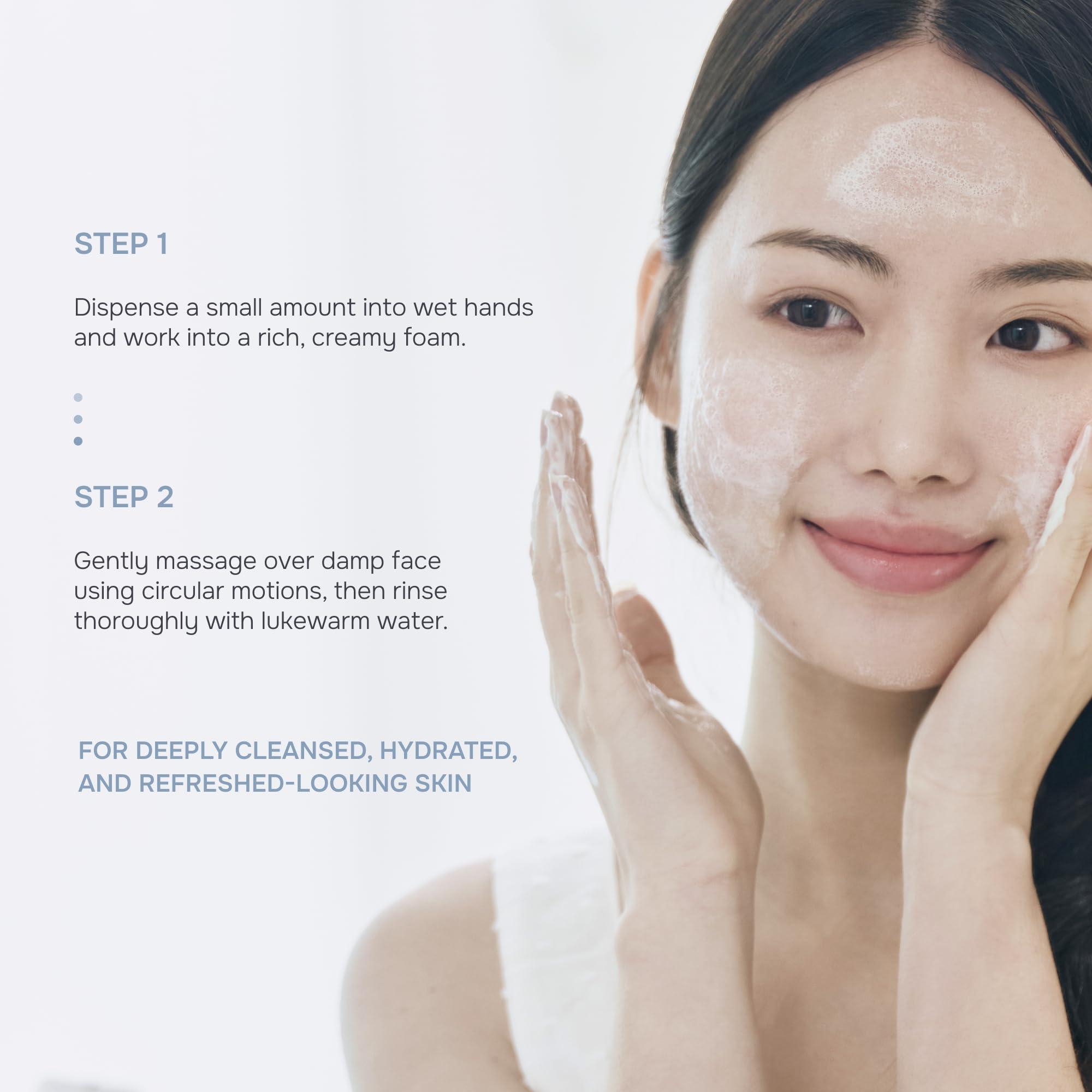 NUNA Hydra Volcanic Ash Facial Foam Cleanser - NUNA