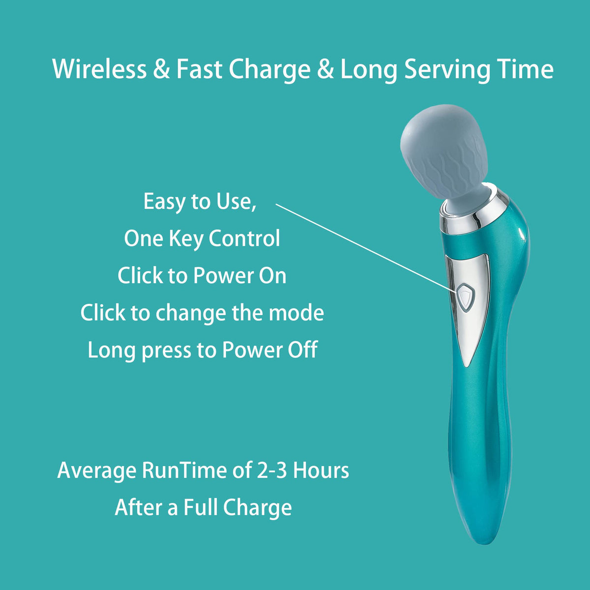 Handheld Personal Massager Personal Tension Relief Portable - Asopal Official Imagery - 5