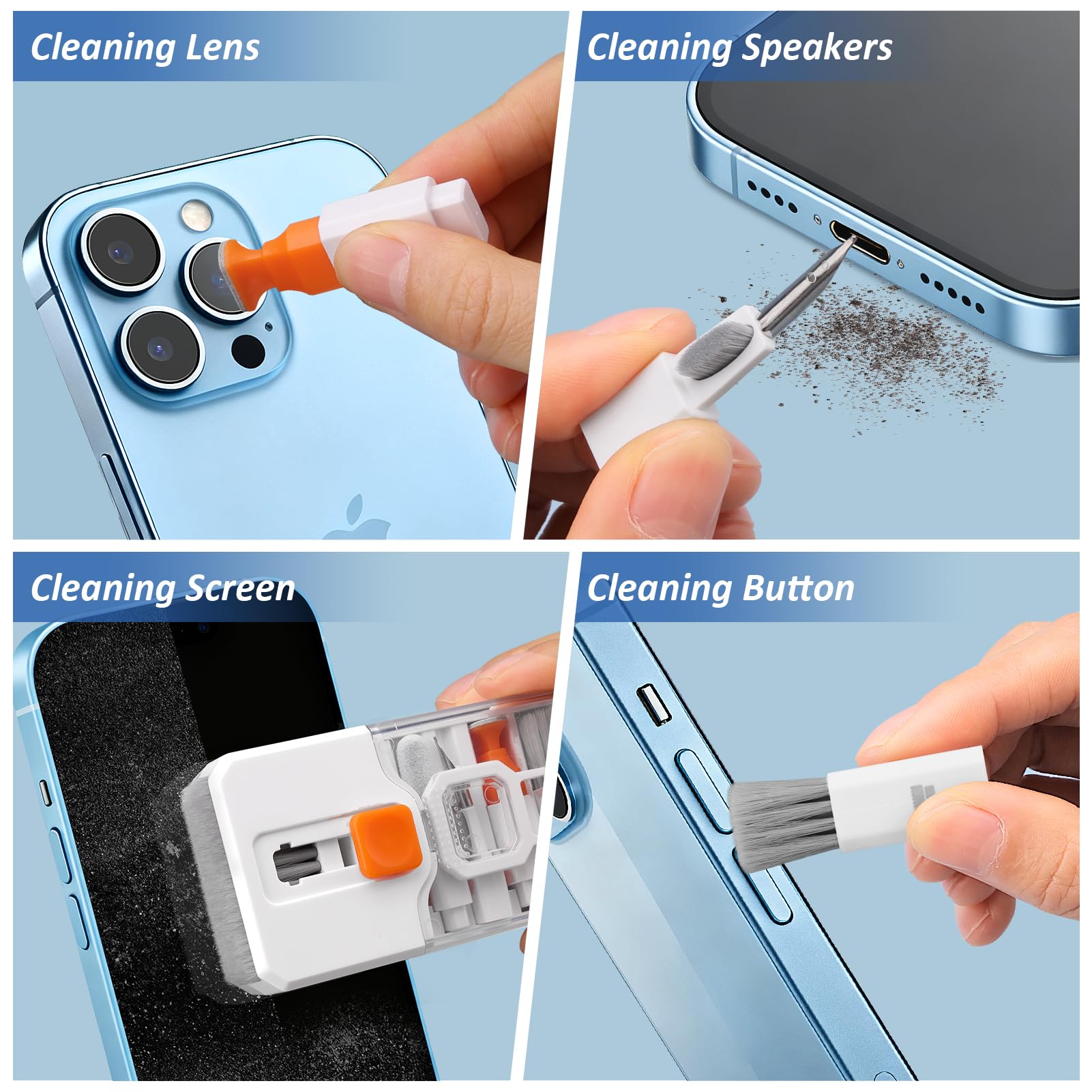 Ordilend Keyboard Cleaner & Laptop Cleaning Kit, All-in-1 for Com by Ordilend - Angle View 3