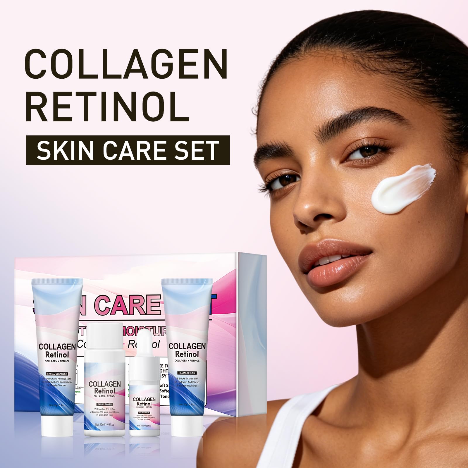 Facial Skin Care Sets &amp; kits Travel Mini Skincare Set, - YAFUSIPE