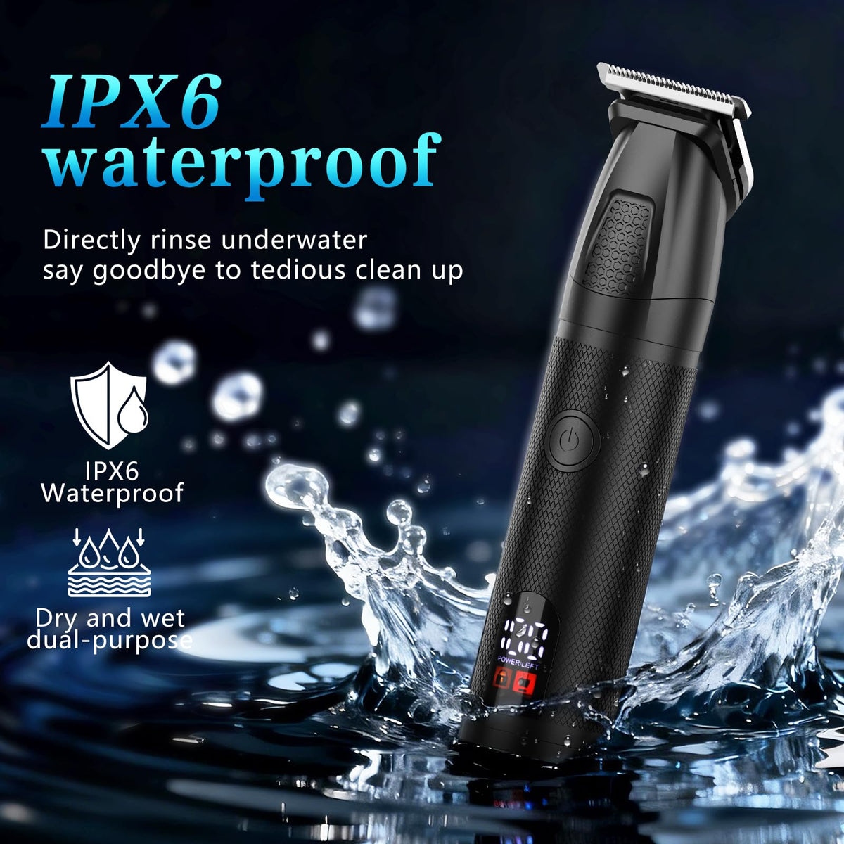 Manscape Body Beard Trimmer for Men Waterproof 6 in 1 - Bomxin Official Imagery - 5