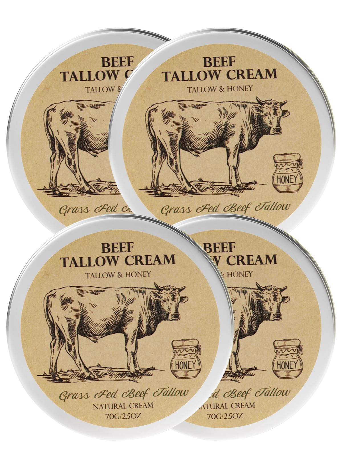 Beef Tallow for Skin Tallow and Honey Cream Tallow Face - MROUVIK Official Imagery - 2