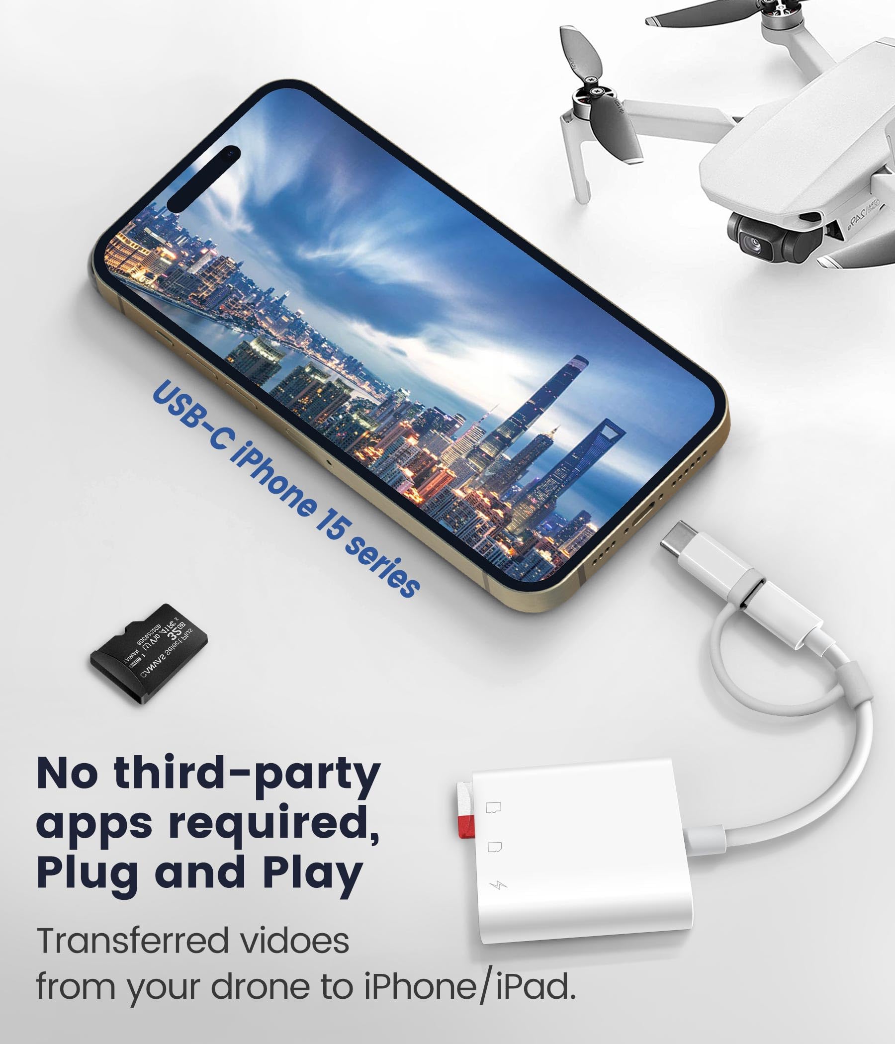 SD Card Reader for iPhone iPad, Oyuiasle Digital Trail Camera SD - Oyuiasle Official Product View 2