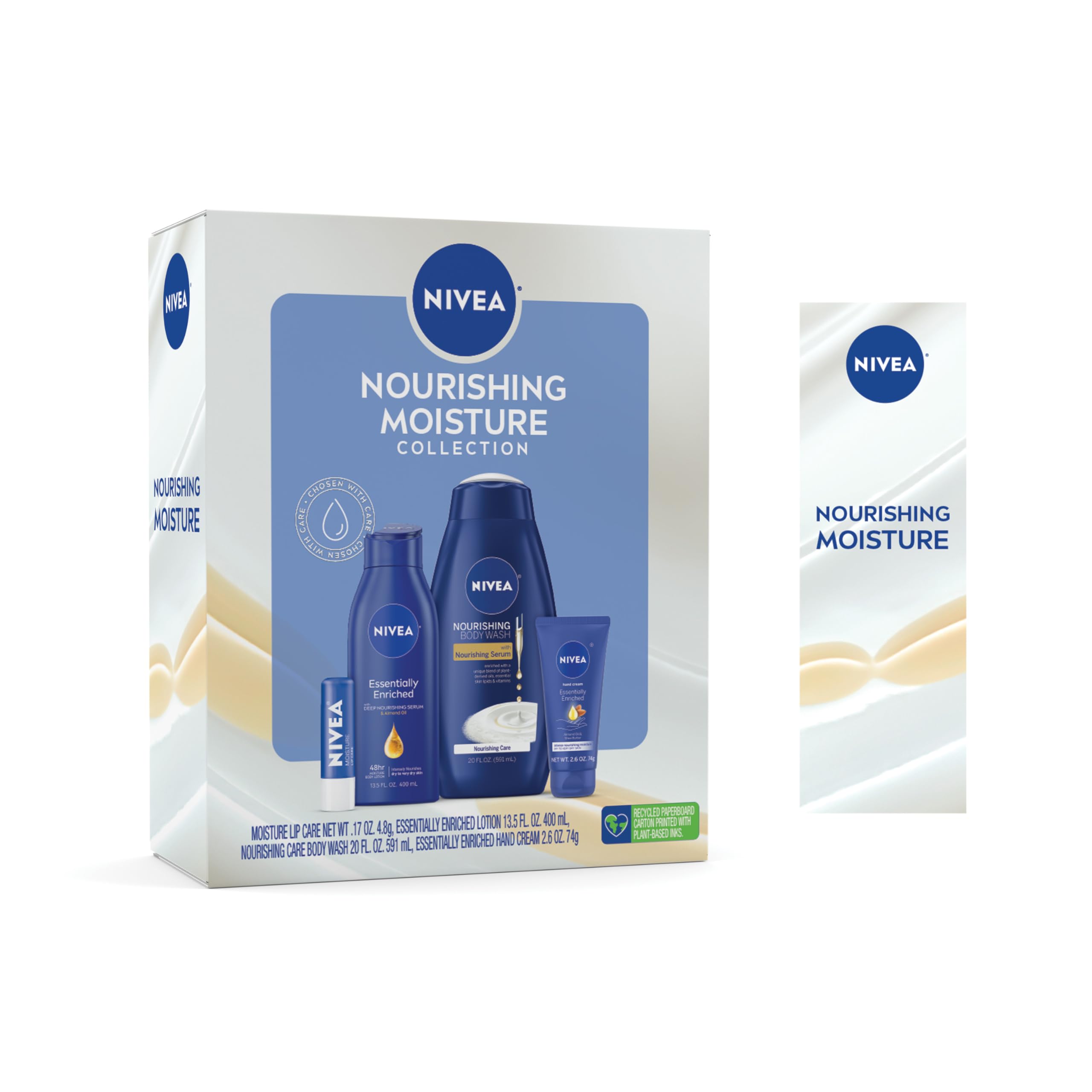 NIVEA Skin Care Set For Her, Nourishing Body Wash, Moisturizing - Product Imagery