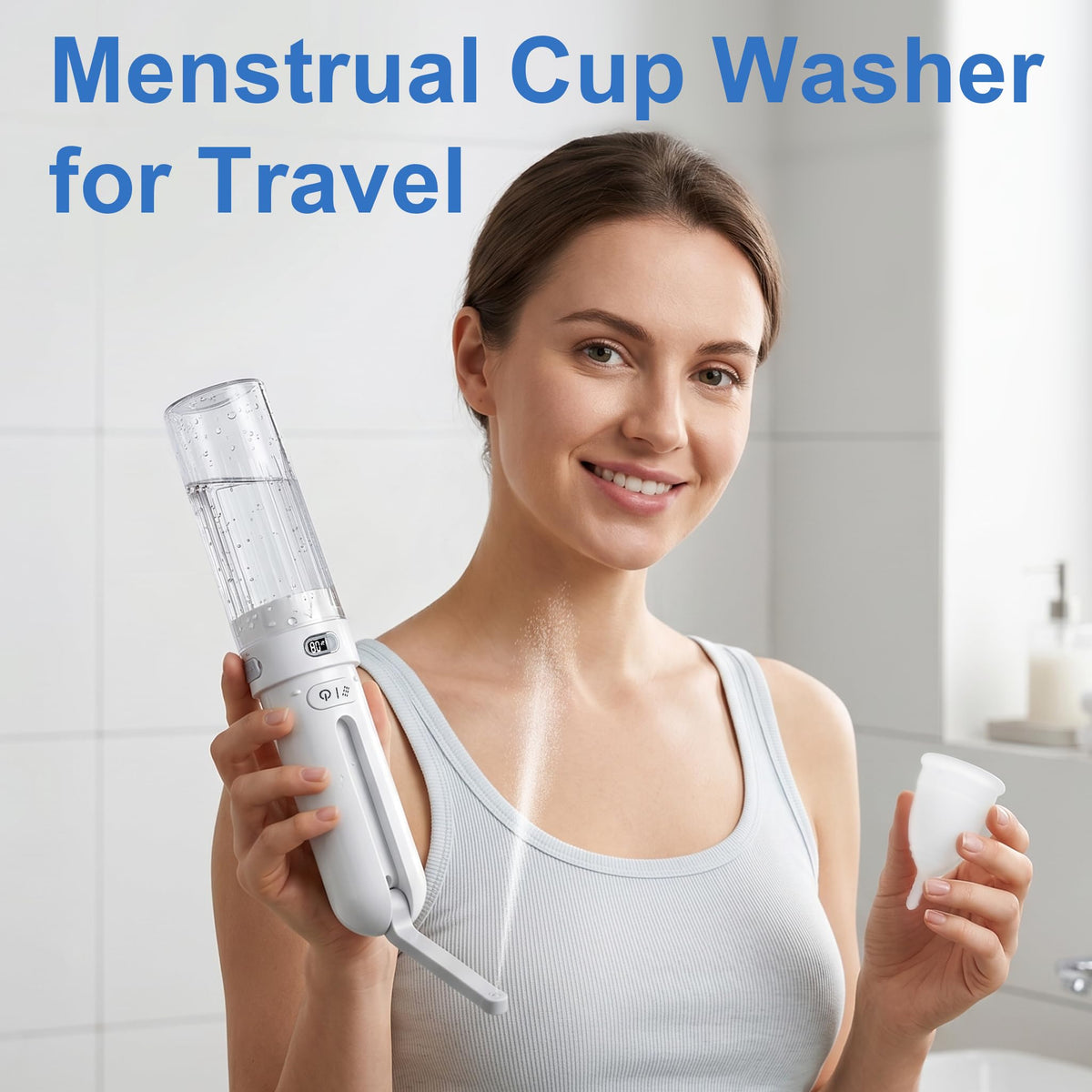 Menstrual Cleaning Tool Personal Feminine Care for Travel - WeWi HLTH Official Imagery - 6