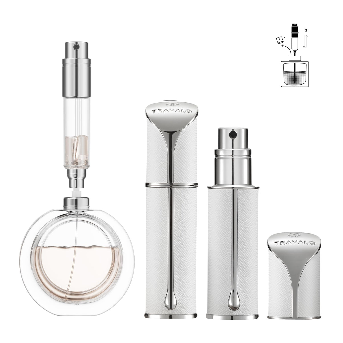 Travalo AQUA Refillable Perfume Atomizer 5ml Travel Perfume - Travalo Official Imagery - 8