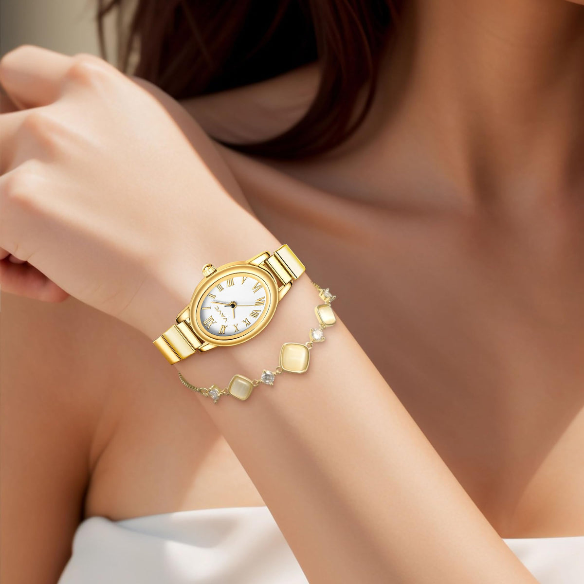 Small Gold Watches for Women Analog Womens Watch with - VAVC Official Imagery - 7