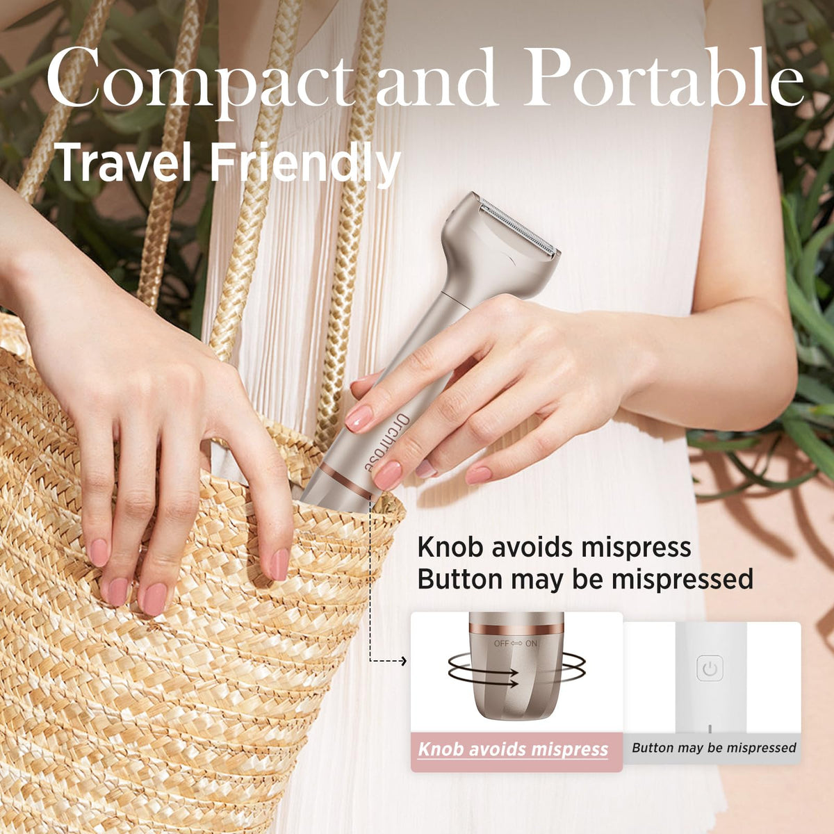 Women s Electric Razor Cordless Painless Shaver for Face - Orchrose Official Imagery - 8