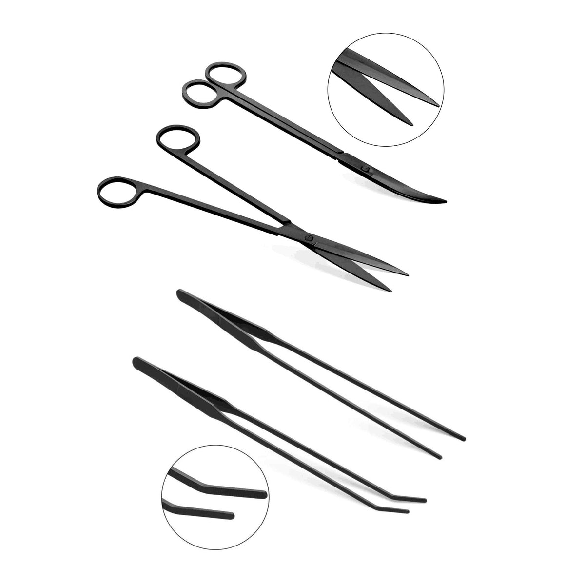 Aquascaping Tools 7 in 1 Kit Aquarium Plant Scissors Tools - KnR Harmony Official Imagery - 5