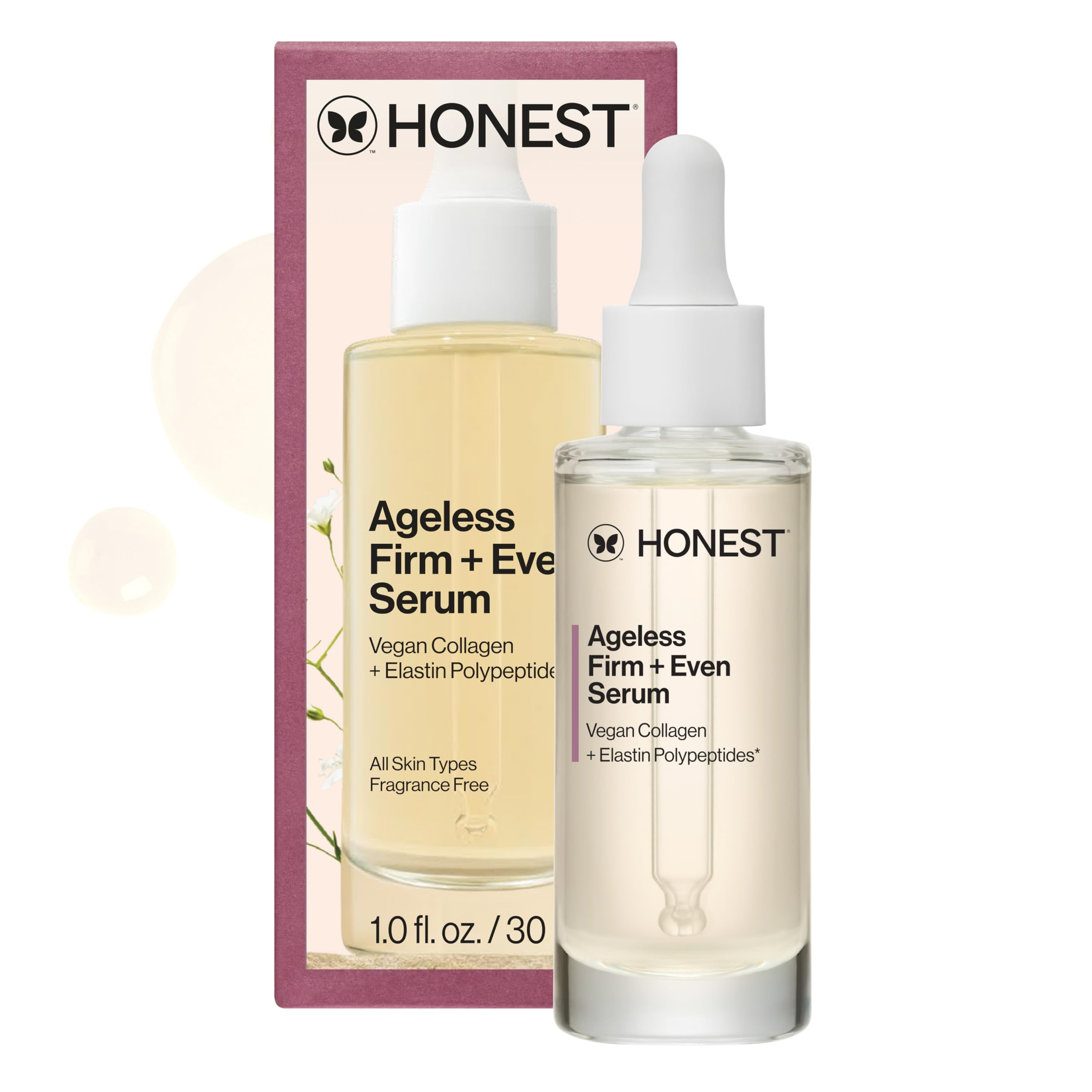 Elefair Tech Honest Beauty Ageless Firm and Even Serum, Vegan, Fragrance - Free - Elefair Tech Official Product View 2