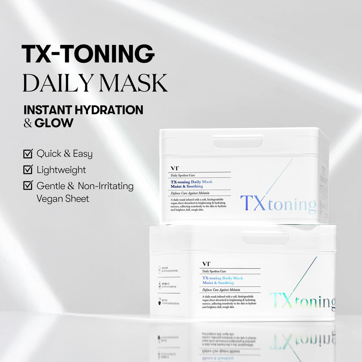 VT COSMETICS TX Toning Daily Mask 30 Sheets - VT COSMETICS Official Imagery - 3