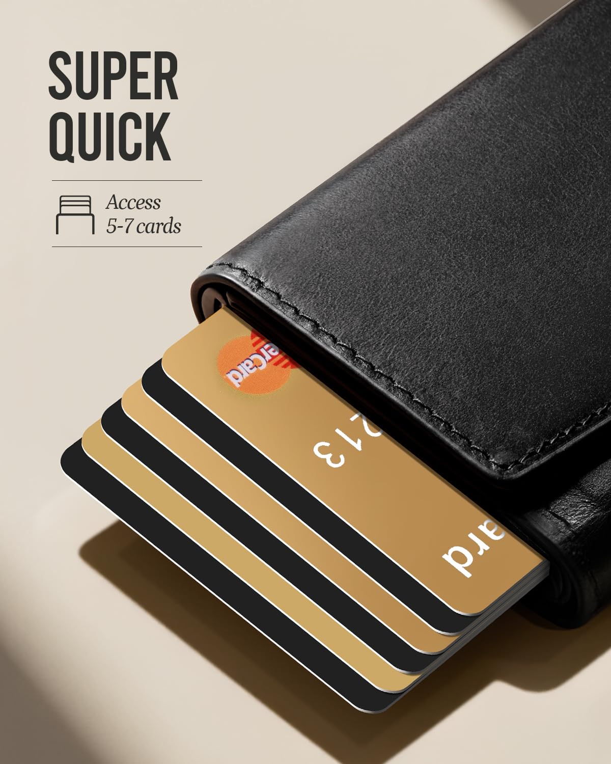 YESIIW Premium Genuine Leather Wallet for Men - YESIIW Official Imagery - 8