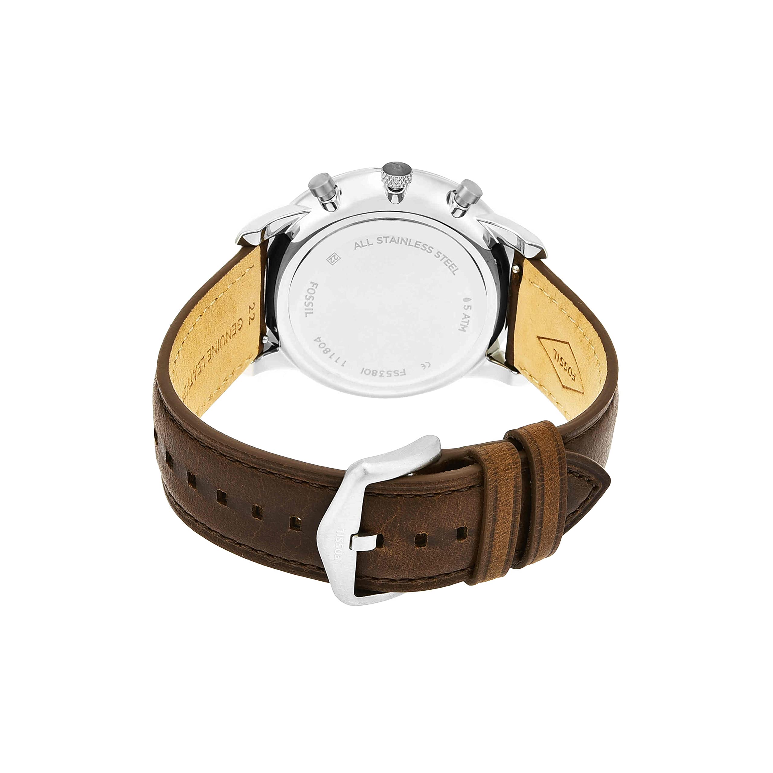 Fossil Men's Watch, Neutra Quartz Stainless Steel Chronograph Watch fo - View 3
