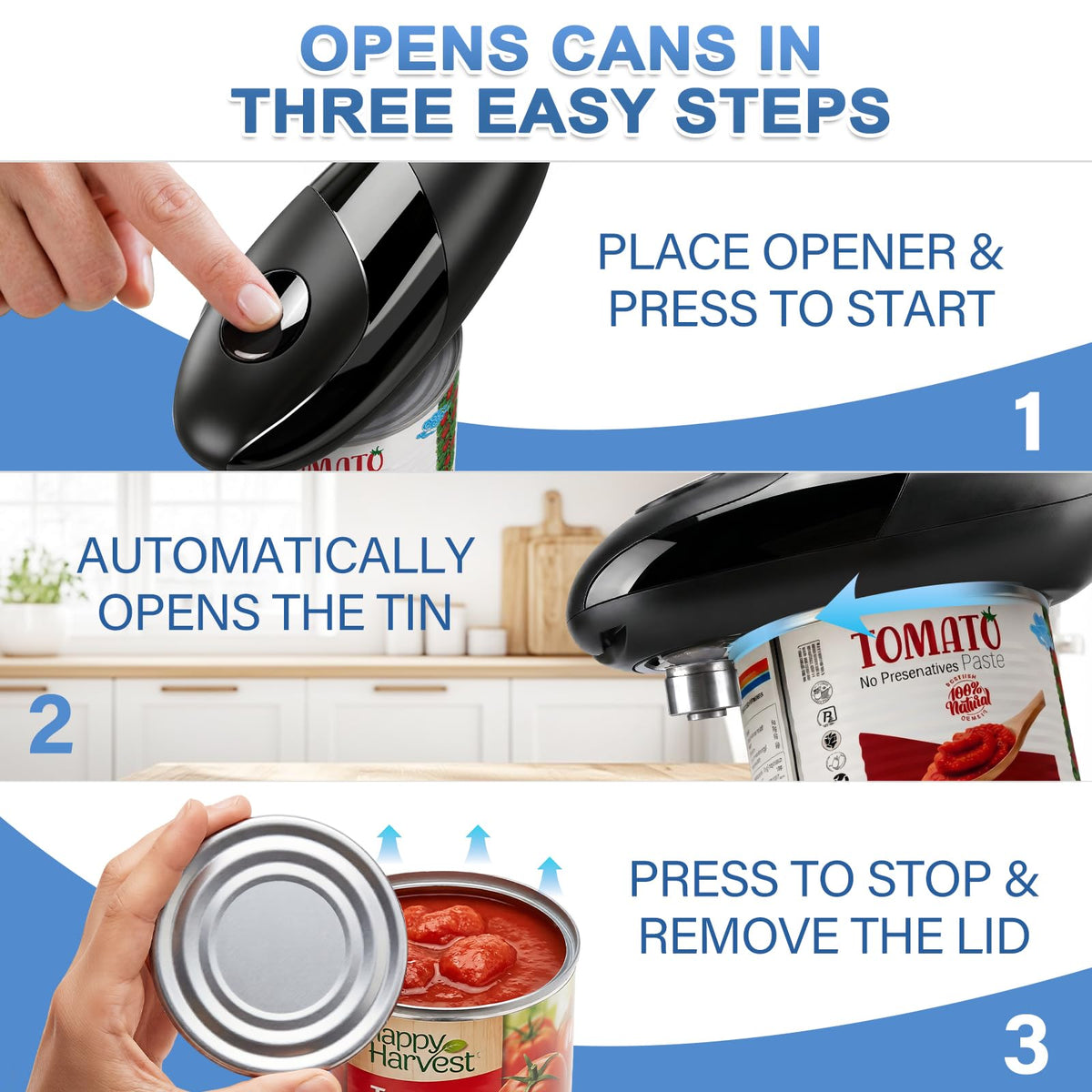 Automatic Electric Can Opener for Seniors Arthritis One - LetGoShop Official Imagery - 3