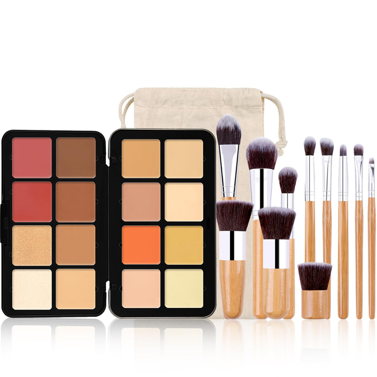 RoseFlower 16 Colors Makeup Palette Full Size Includes Face - RoseFlower Official Imagery - 2