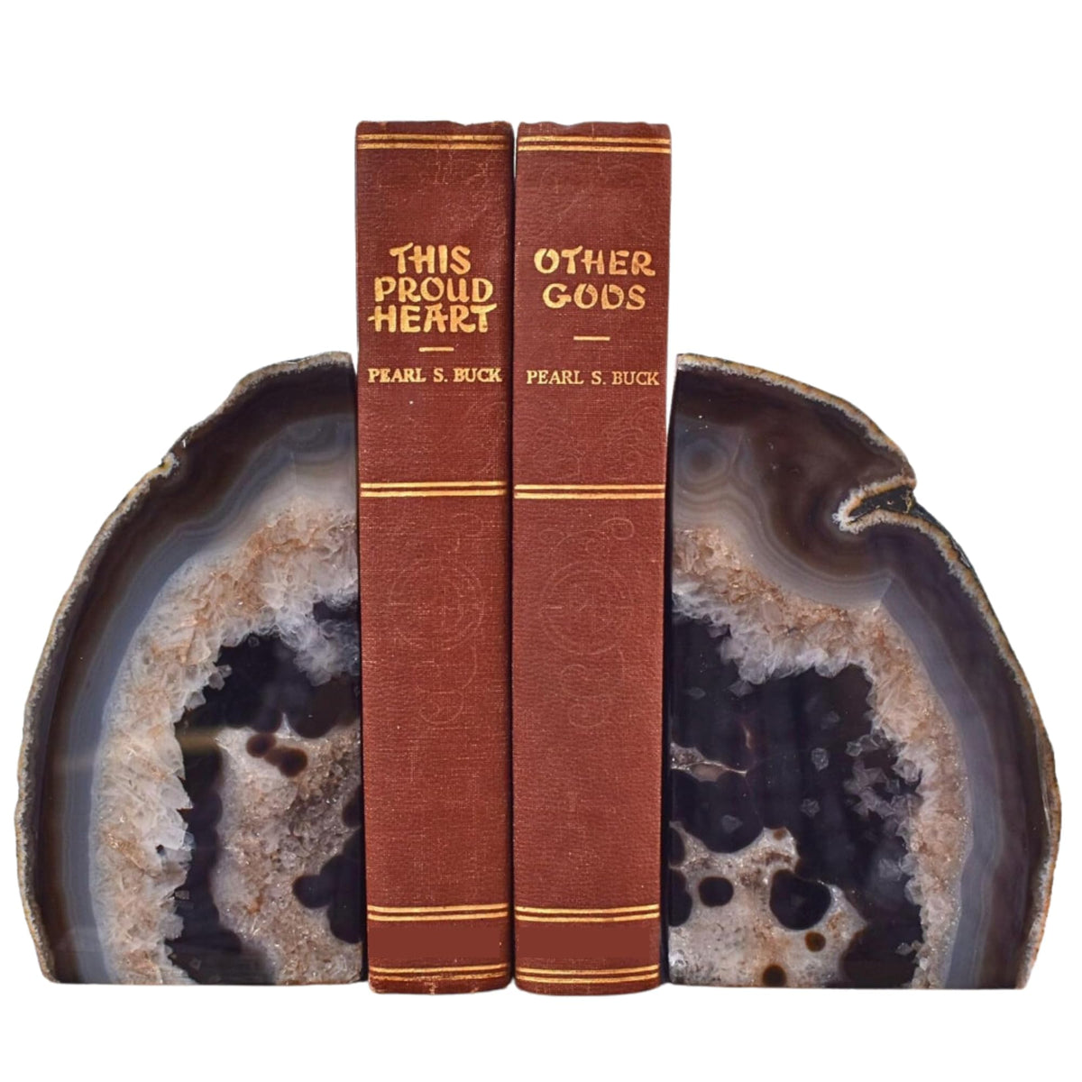 Nature s Decorations Natural Agate Bookends - Nature's Decorations Official Imagery - 2