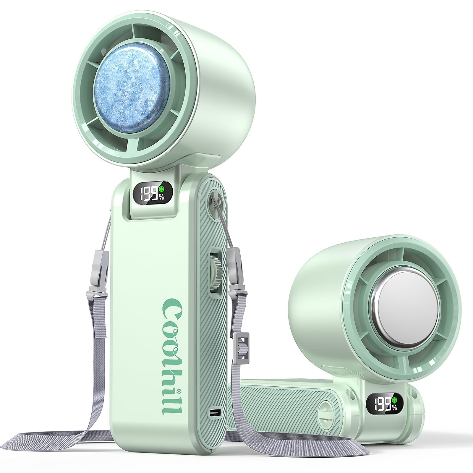 Coolhill Pro Handheld Portable Fan with Turbo Cooling 199-Speed 5 by Coolhill - Angle View 1