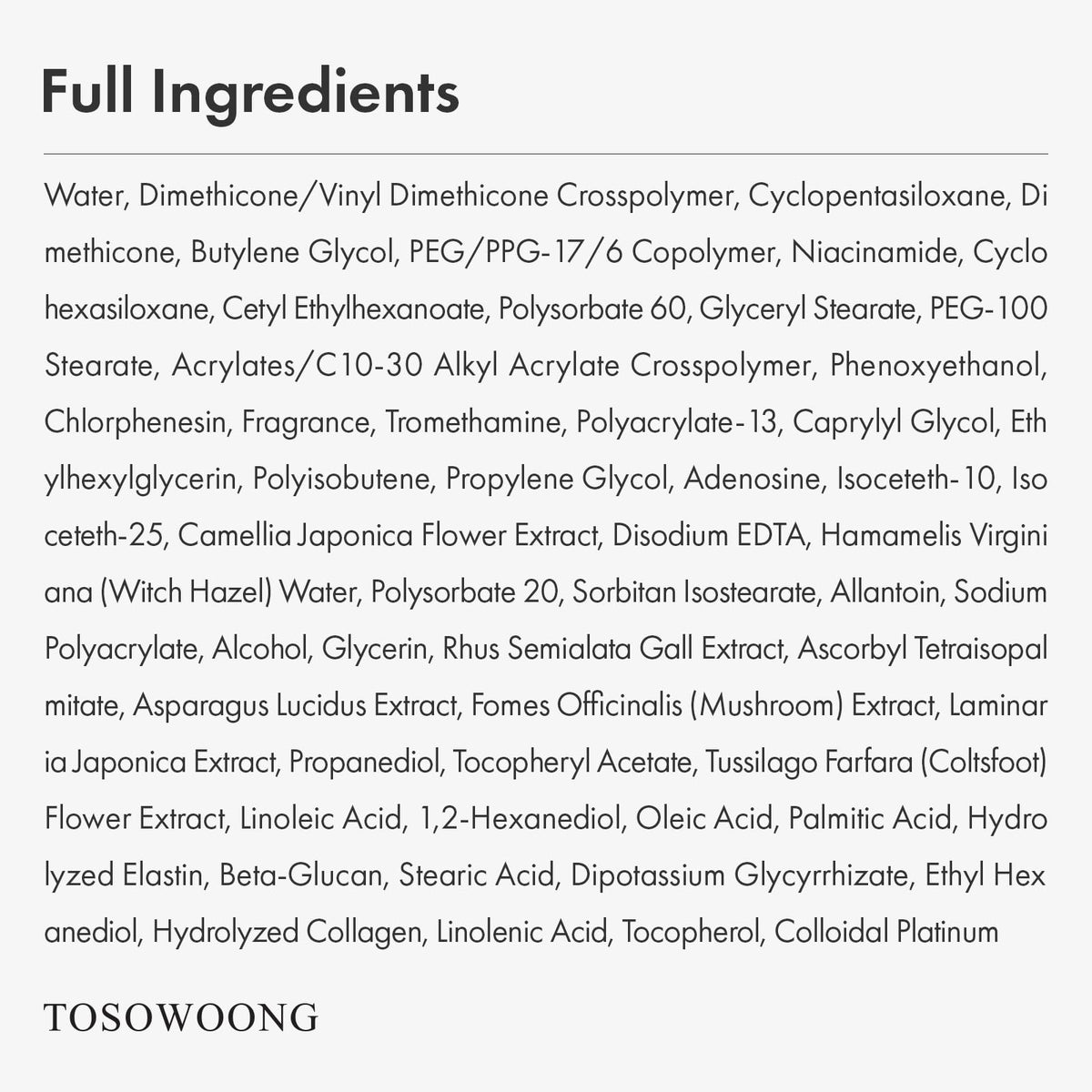 TOSOWOONG Pore Tightening Serum Pore Minimizer for Face - TOSOWOONG Official Imagery - 7
