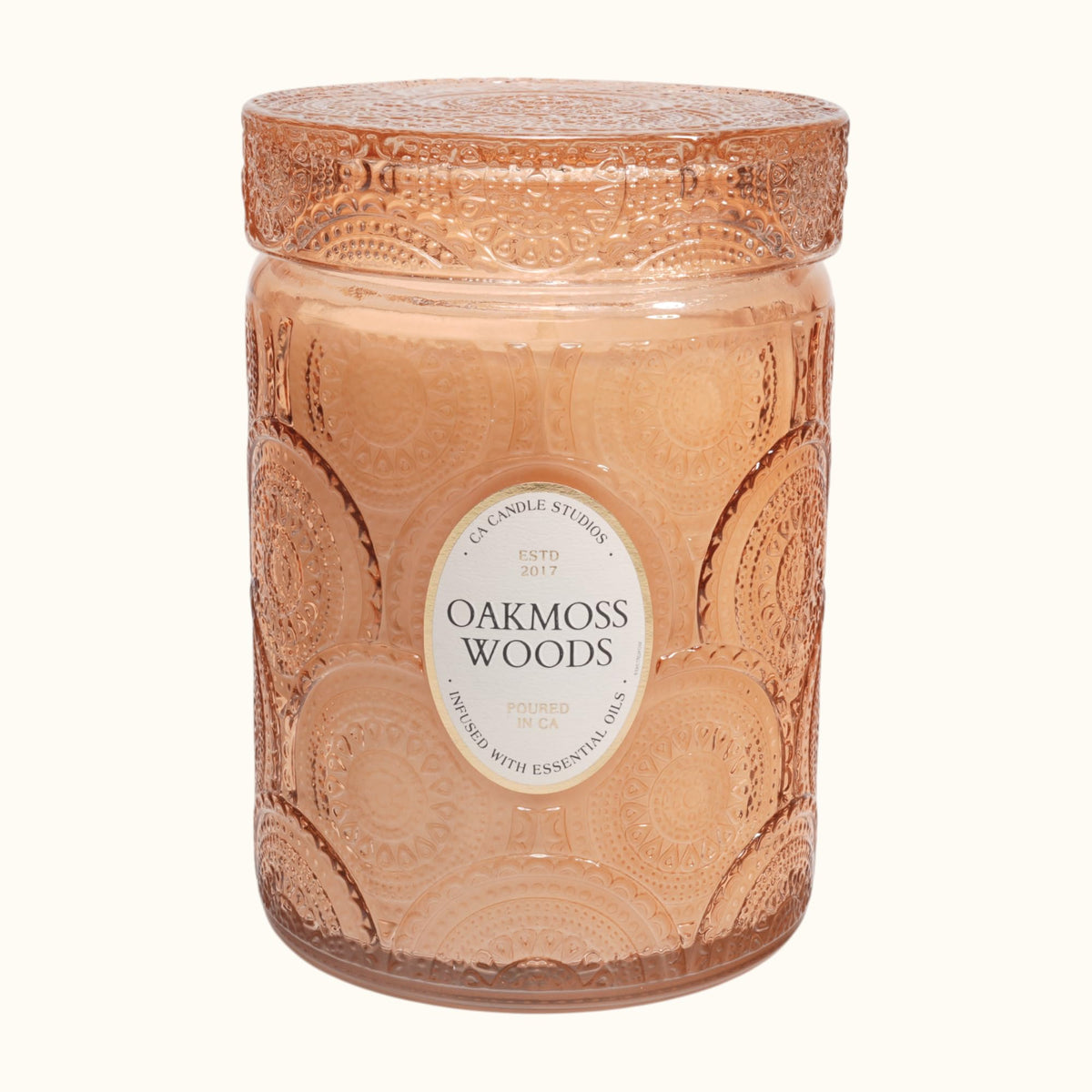 LEOBEN CO Amber Saffron Scented Candle 18oz Heirloom - LEOBEN COMPANY Official Imagery - 8
