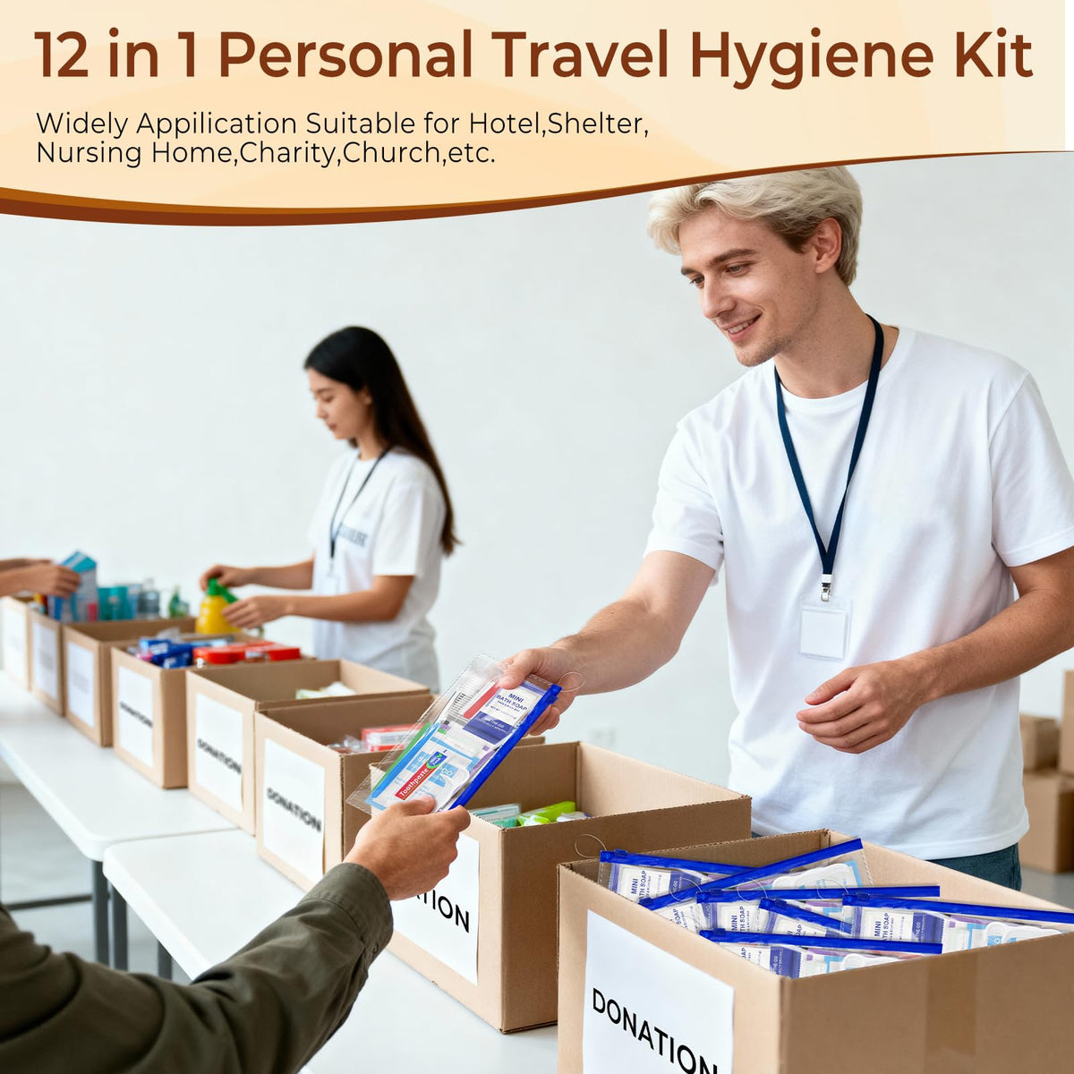 30 Set Personal Hygiene Kit Bulk Blue 12 IN 1 Individually - Xuezoioy Official Imagery - 4
