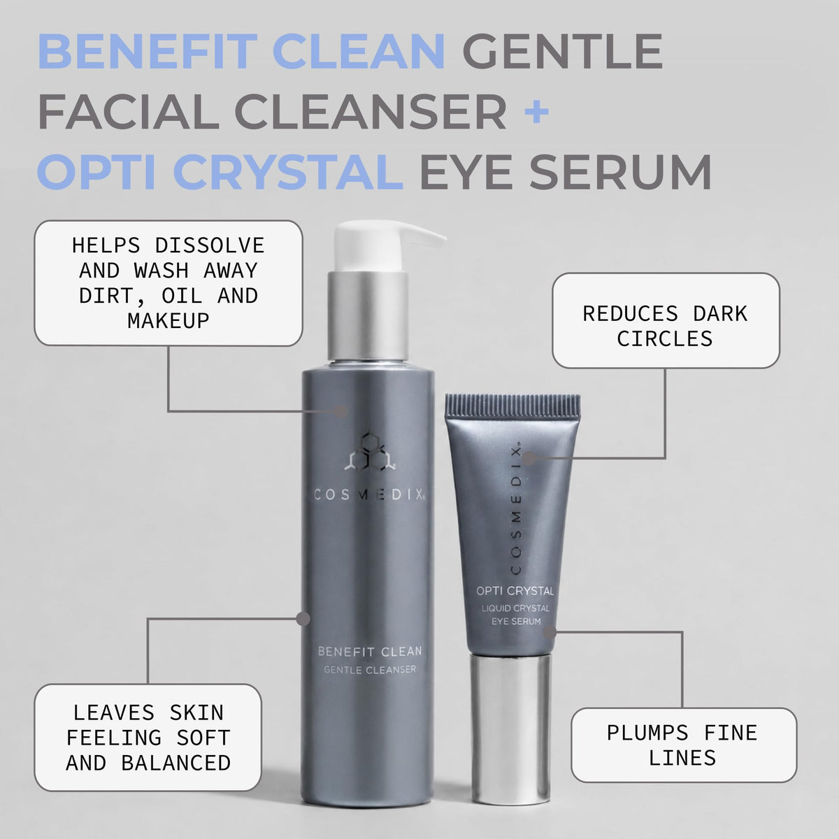 COSMEDIX Under Eye Serum for Dark Circles Puffiness Opti - Premium Selection Official Imagery - 3