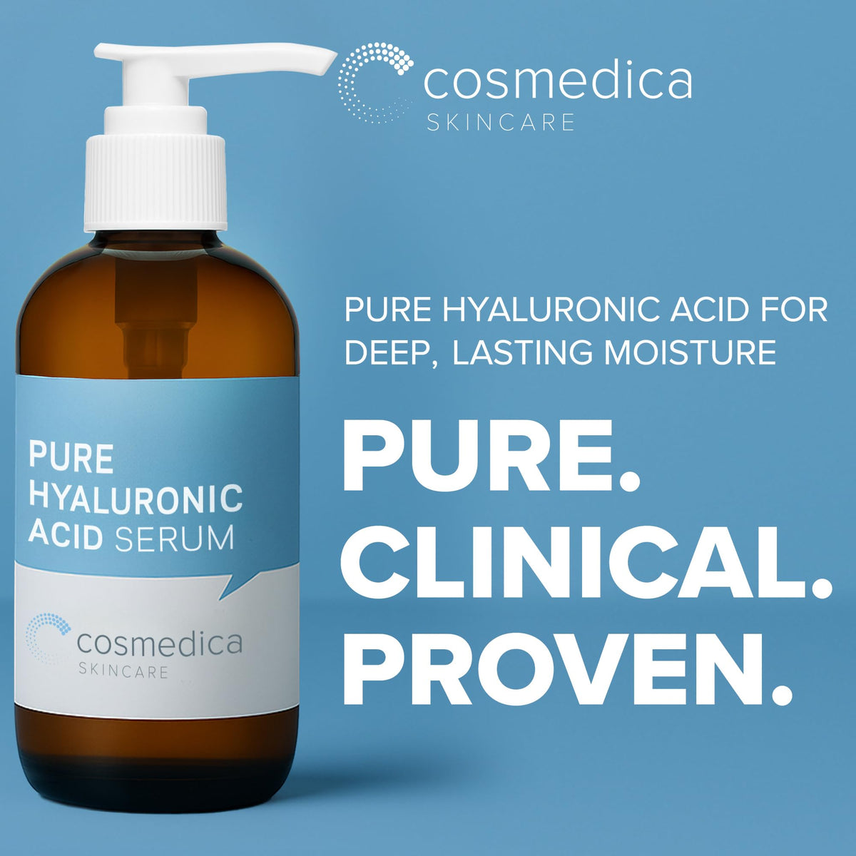 Hyaluronic Acid Serum for Skin 100 Pure Anti Aging Serum - Cosmedica Skincare Official Imagery - 3