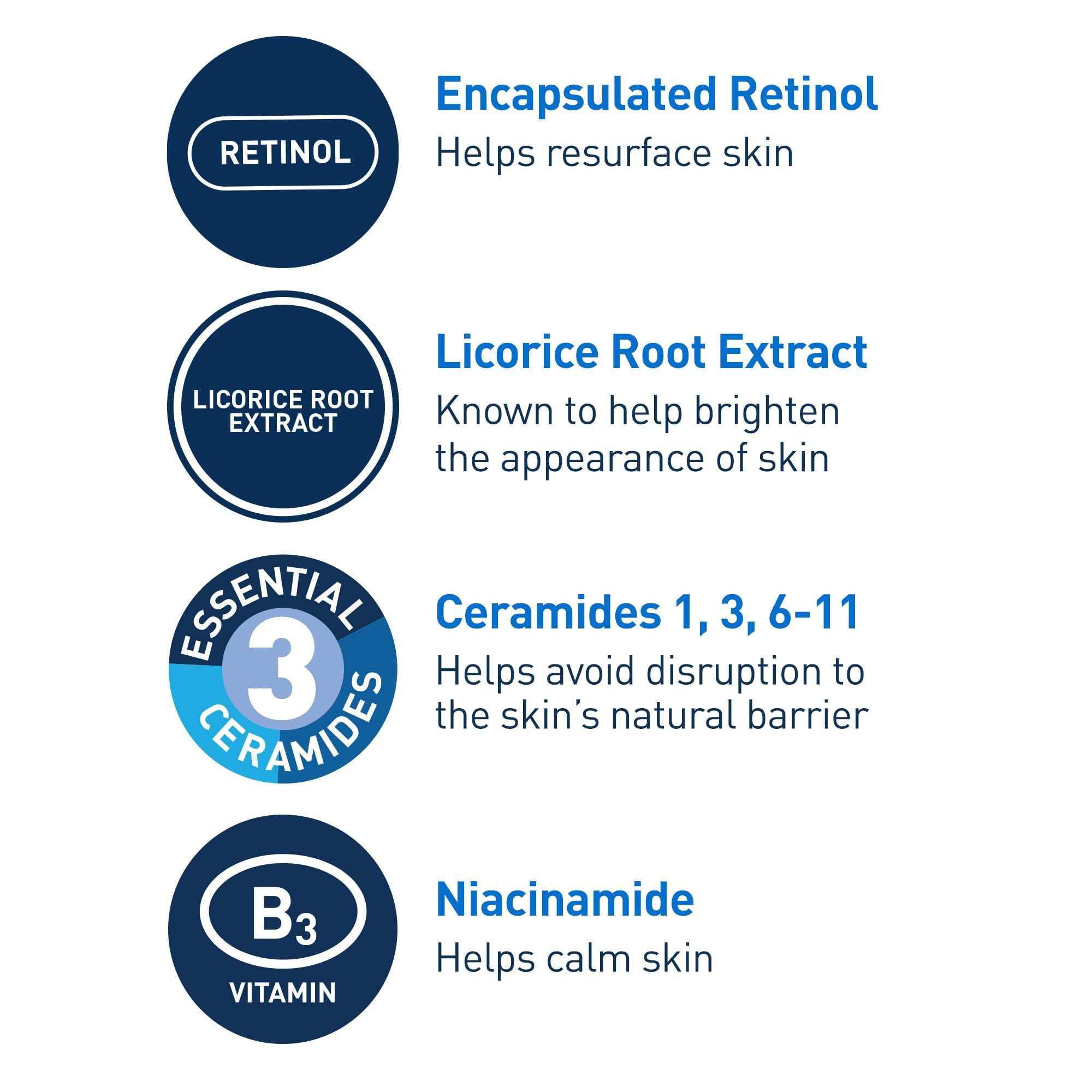 CeraVe Resurfacing Retinol Face Serum with Niacinamide, Pore M... - CeraVe Official Product View 5