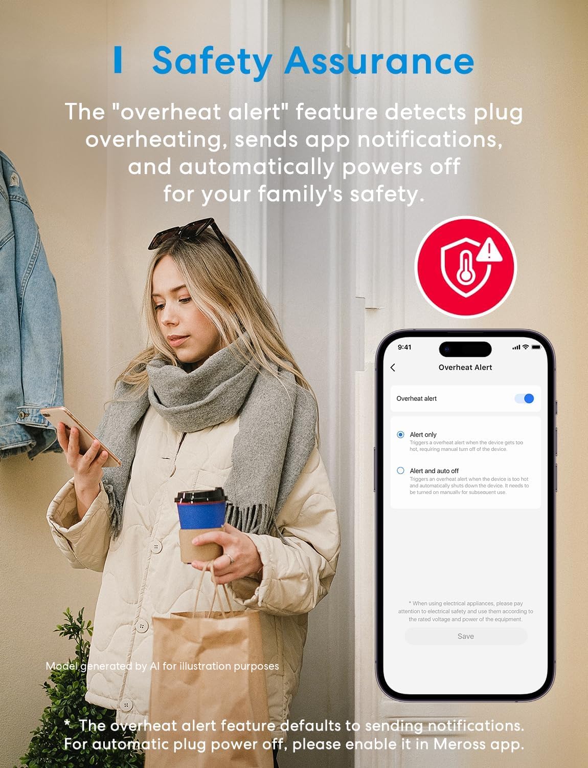 meross Matter Smart Plug Energy Monitoring Standby Killer - meross Official Imagery - 6