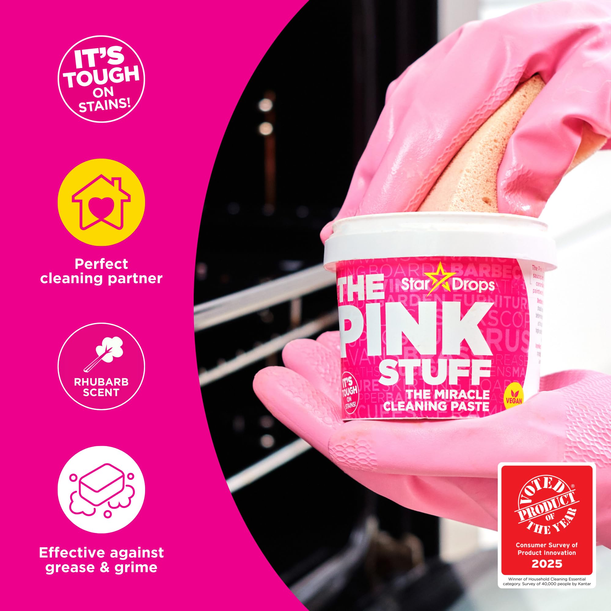 Stardrops The Pink Stuff Miracle Cleaning Paste, 17.6 Oz - View 2