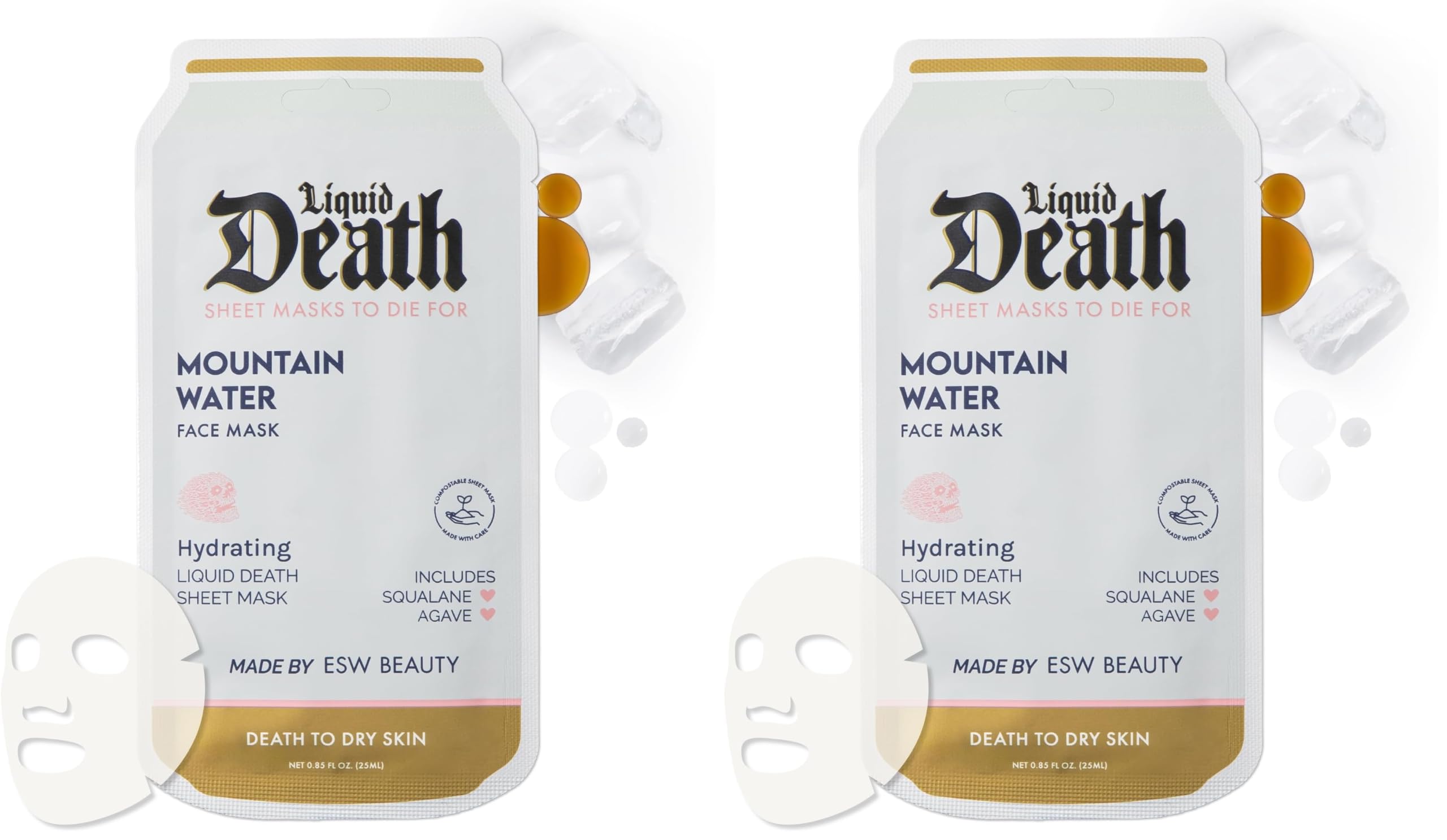 ESW Beauty Liquid Death x Mango Chainsaw Revitalizing Face - ESW Beauty Official Product Imagery - 7