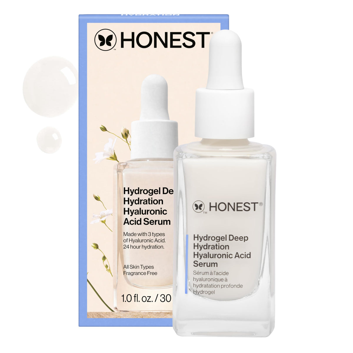 Honest Beauty Hydrogel Deep Hydration Hyaluronic Acid Serum - Honest Beauty Official Imagery - 2