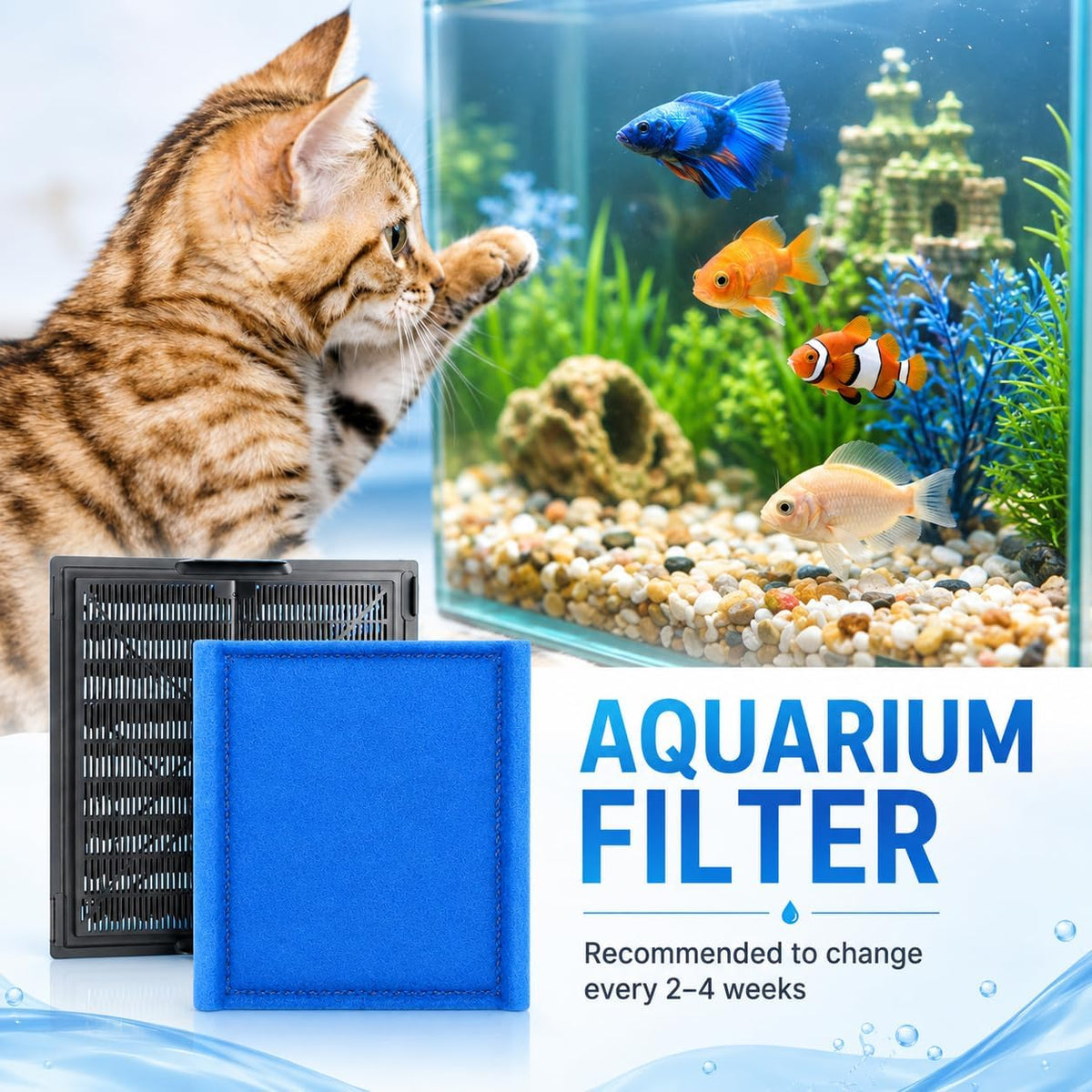 Filter Cartridges Compatible with Aqua Tech 30 60 20 40 Fish - Hedday Official Imagery - 7
