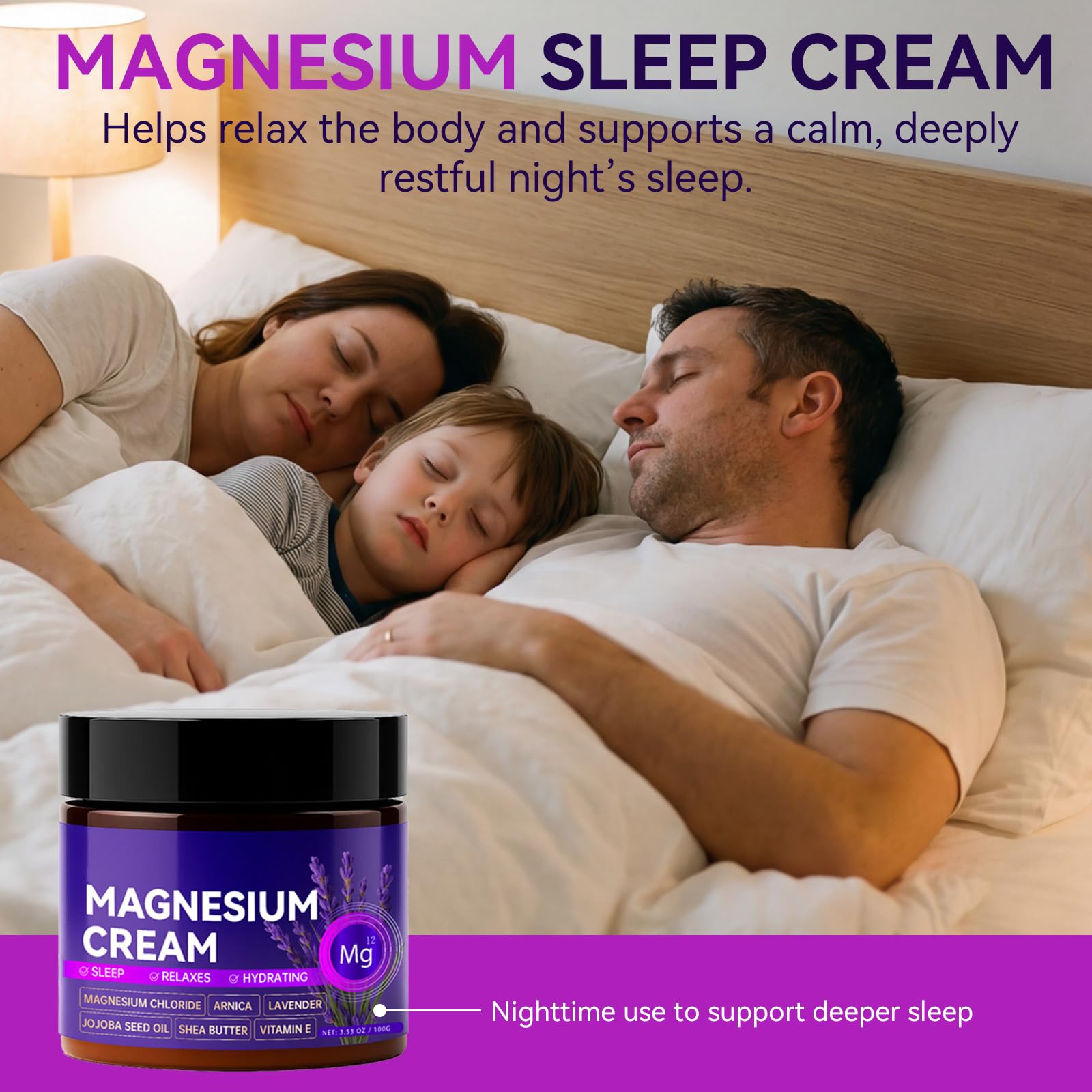 XILRVON Magnesium Cream – Arnica & Lavender Sleep & Muscle Relief