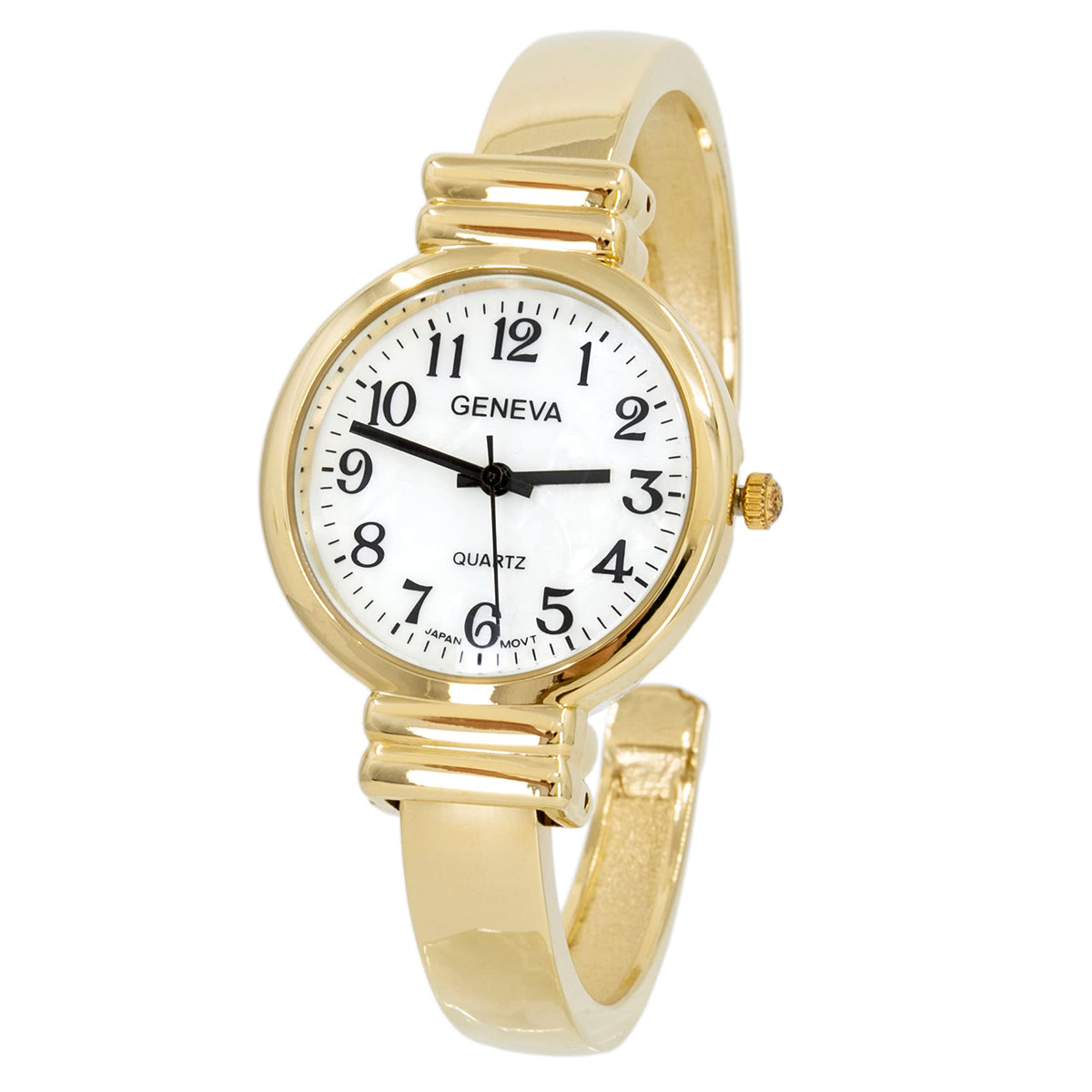 Original Mother of Pearl Cuff Bracelet Watch for Women with - Blekon Official Imagery - 2