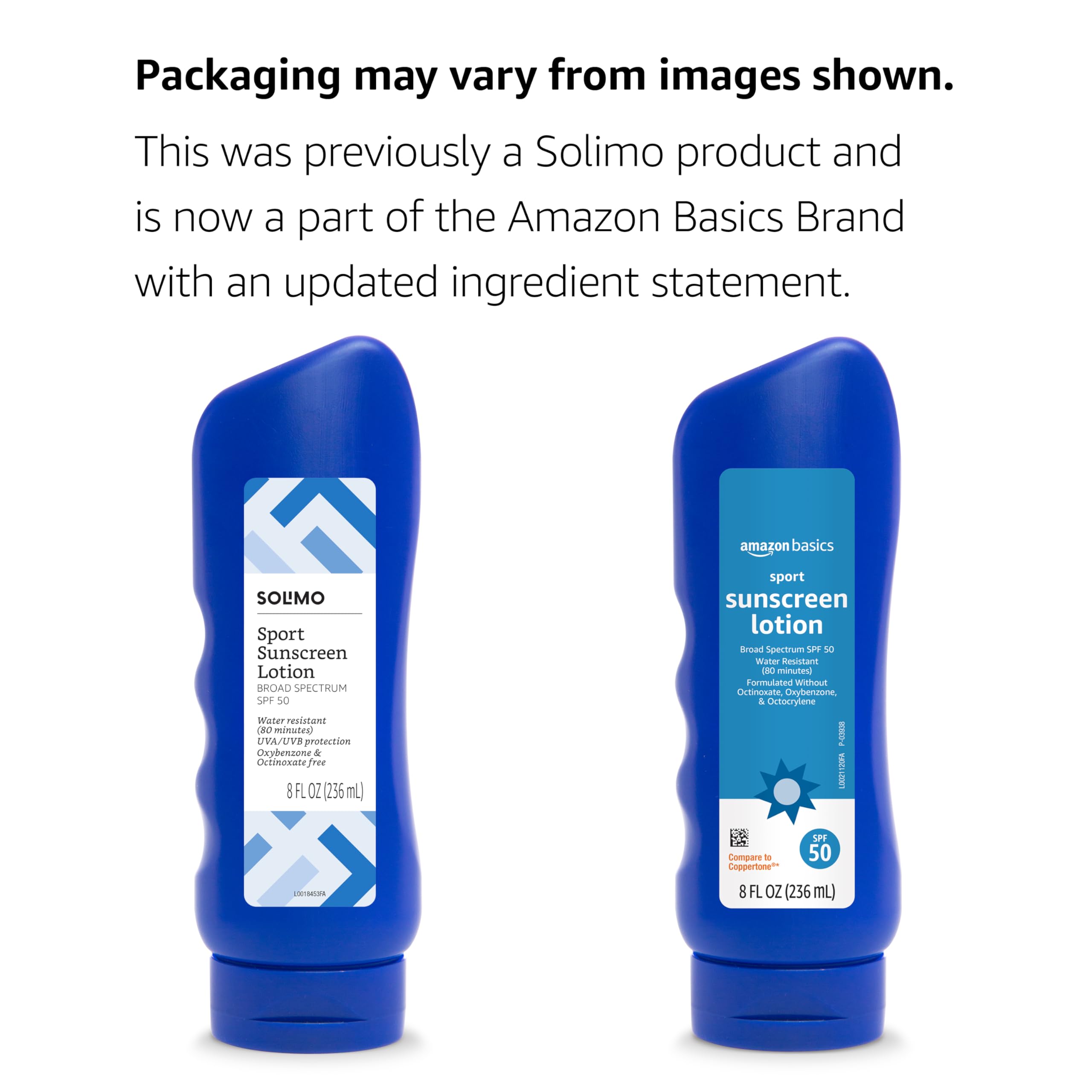 Amazon Basics Sport Body Sunscreen Lotion SPF 50 Water - Amazon Brand - Solimo Official Imagery - 4