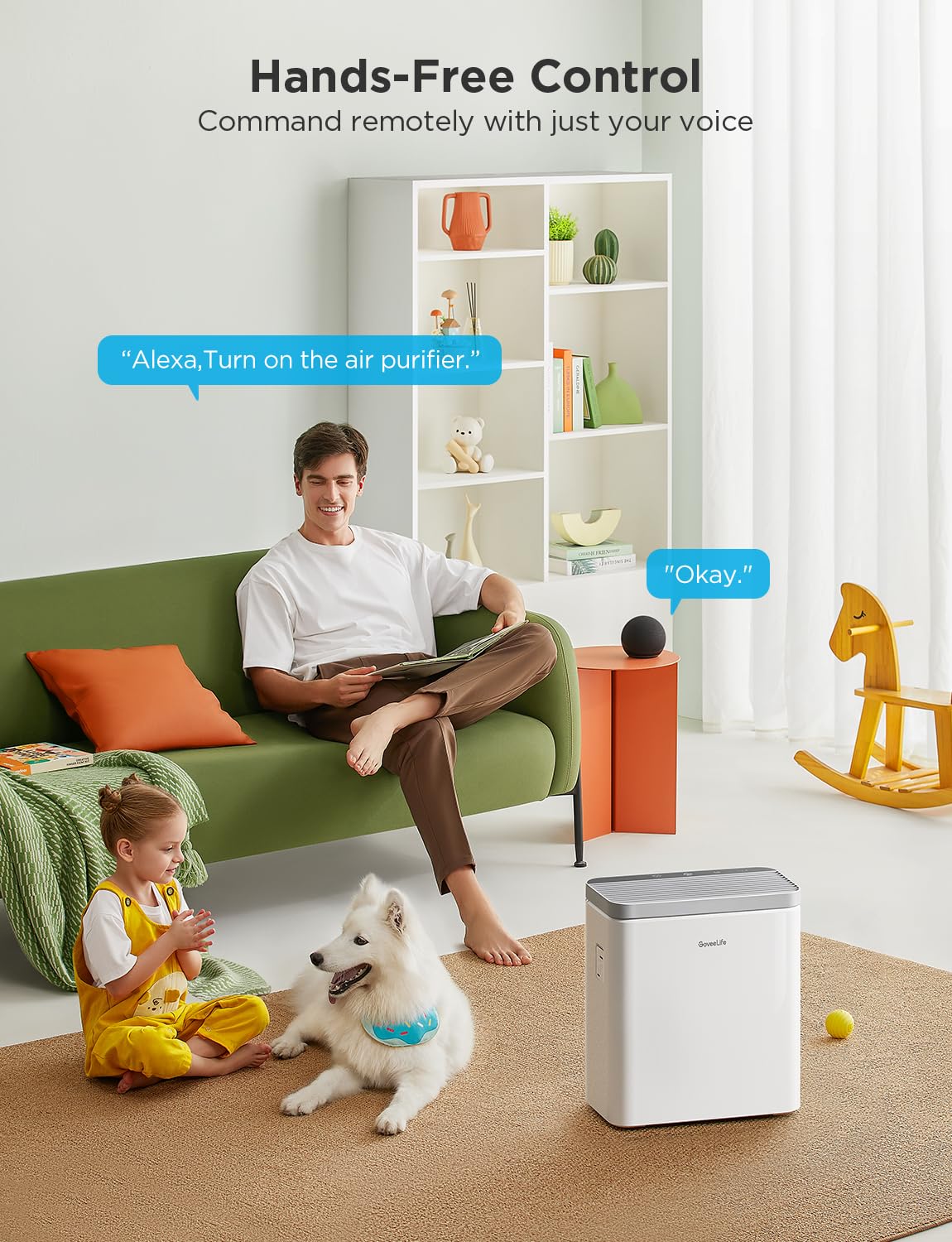 GoveeLife Smart Air Purifier for Home Large Rooms, Covers up to 1 - GoveeLife Official Product View 3