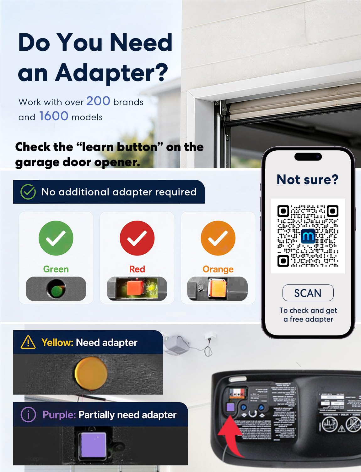 meross Smart Garage Door Opener Remote Work with HomeKit - meross Official Imagery - 5