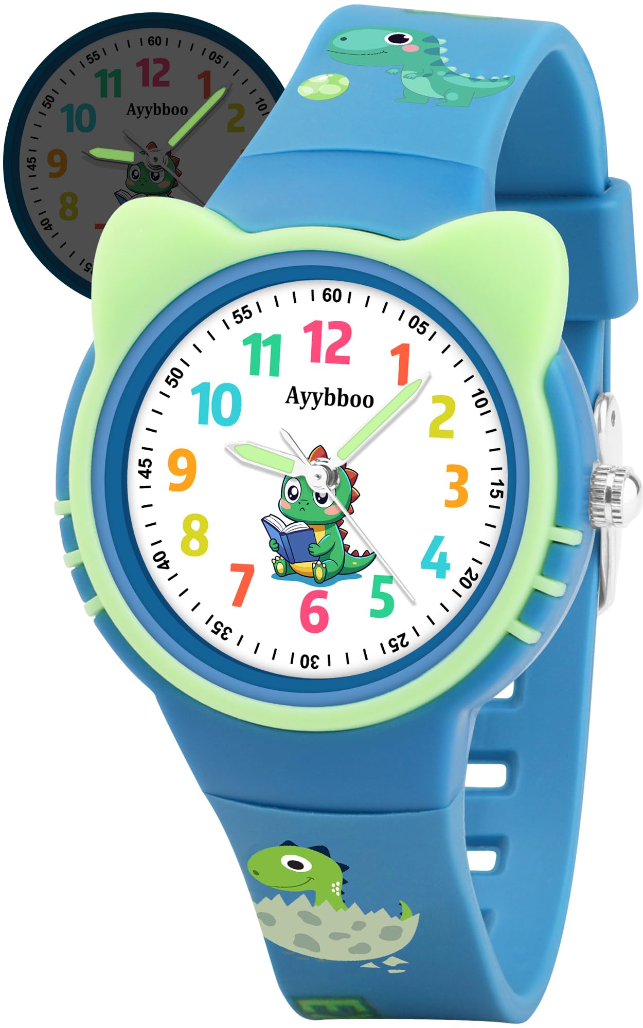 Ayybboo Kids Waterproof Watch 7 Color Light Alarm - View 7