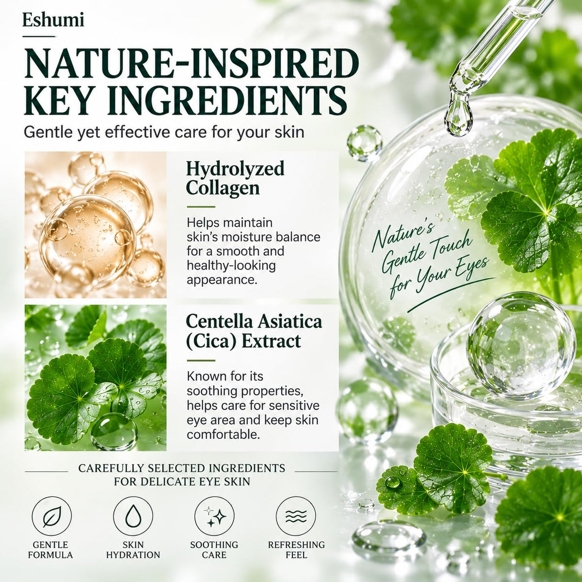 Collagen Repair Rolling Cica Eye Serum - ESHUMİ Official Imagery - 6