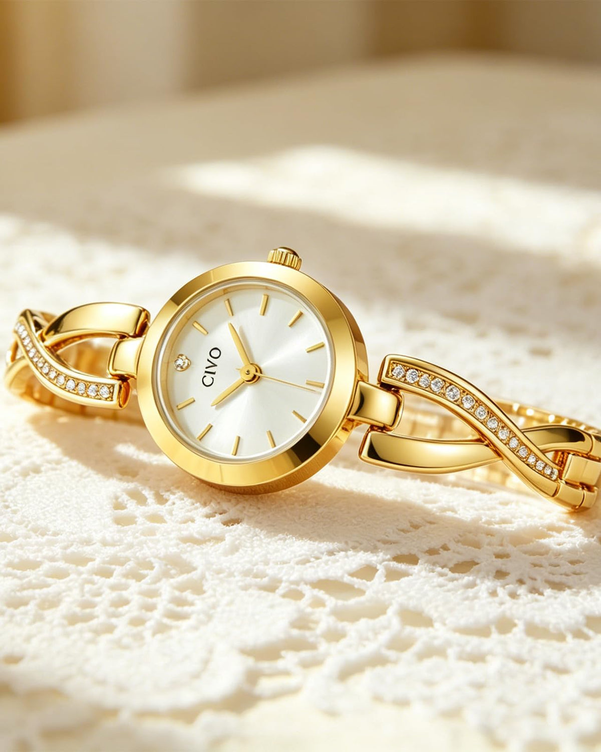 CIVO Gold Bracelet Watches for Women Dainty Jewelry Inspired - CIVO Official Imagery - 4