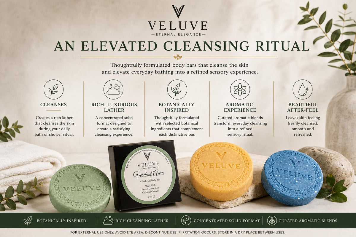 Veluve Non Drying Body Bar Solar Bloom High Lather Botanical - Veluve Official Imagery - 8
