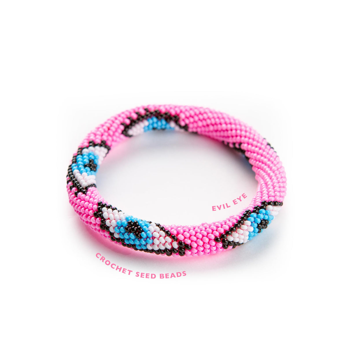 Evil Eye Protection Bangle Bracelet Bohemian Stackable - NAZ COLLECTION Official Imagery - 3