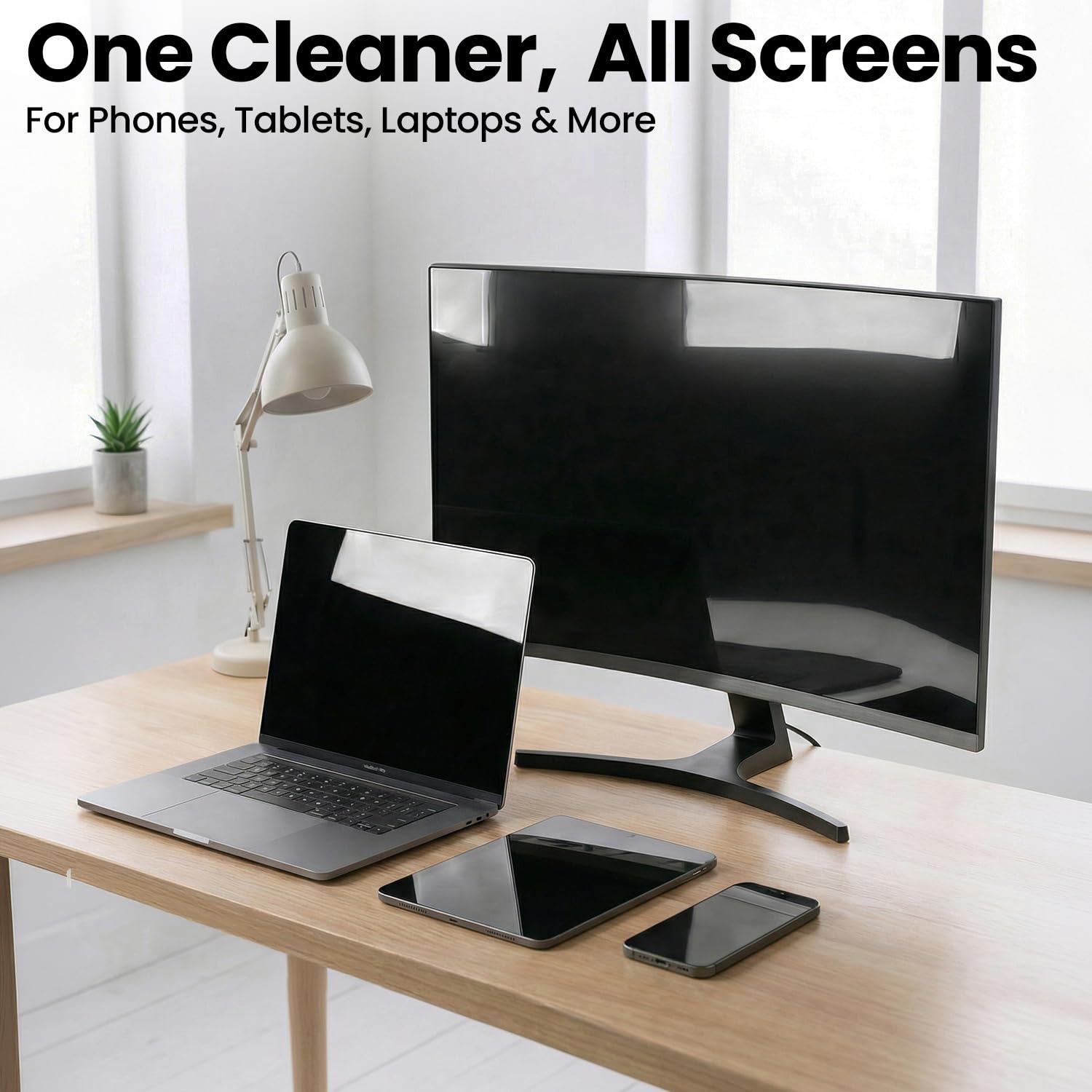 EVEO Car Screen Cleaner Spray and Wipe -2-in-1 iPad Accesories La by EVEO - Angle View 5