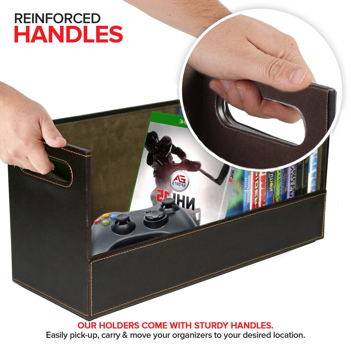 Stock Your Home DVD Storage Box Movie Shelf Organizer for - Stock Your Home Official Imagery - 5